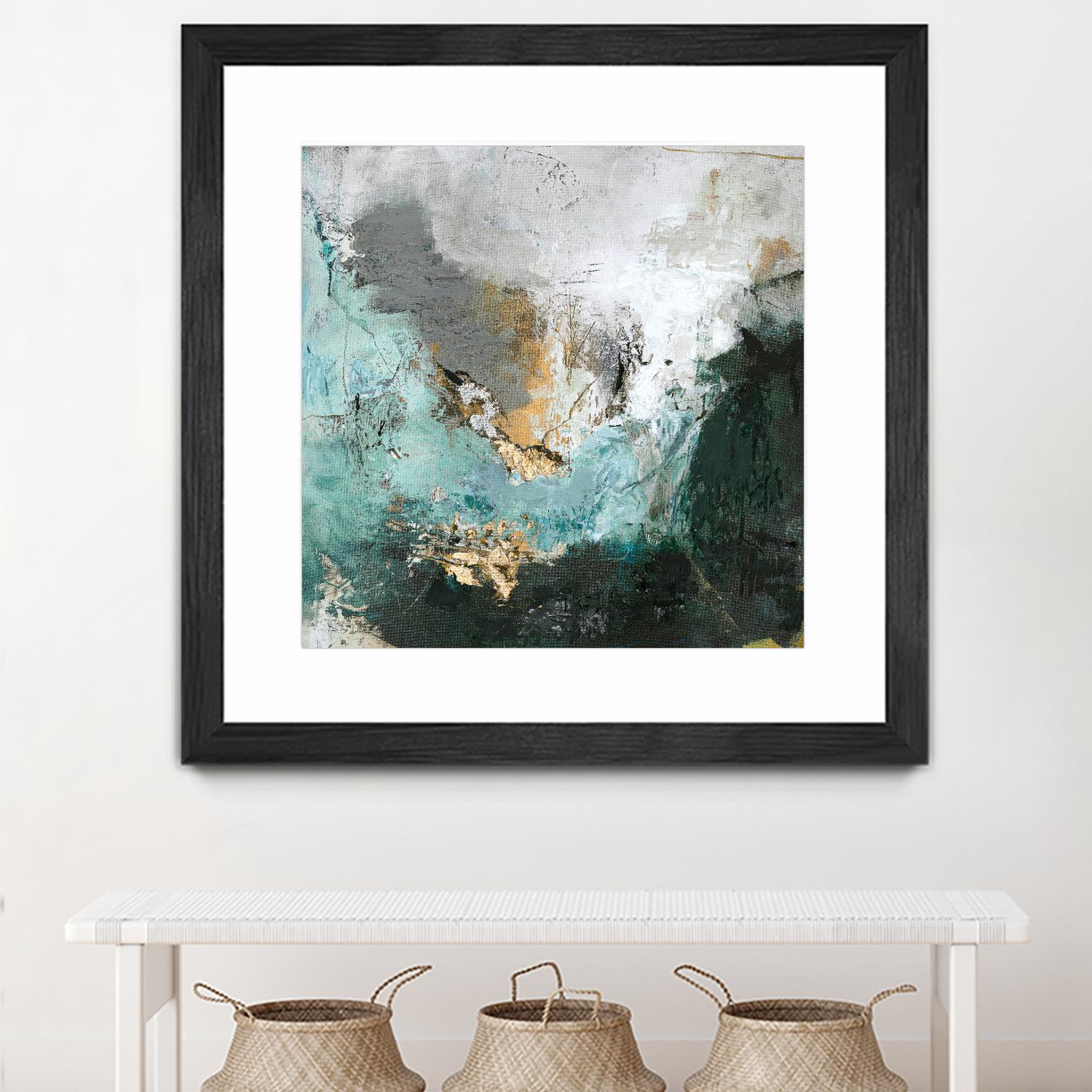 Arctic Green by Design Fabrikken on GIANT ART - multi abstracts