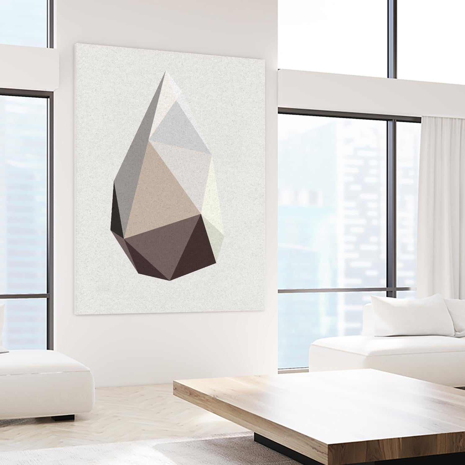 Rock 1 by Design Fabrikken on GIANT ART - brown abstracts, contemporary