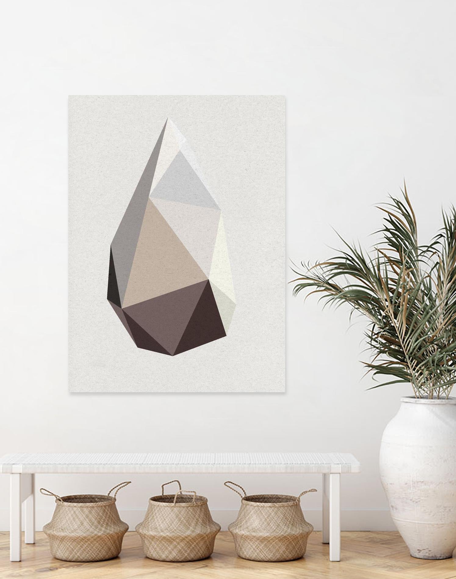 Rock 1 by Design Fabrikken on GIANT ART - brown abstracts, contemporary