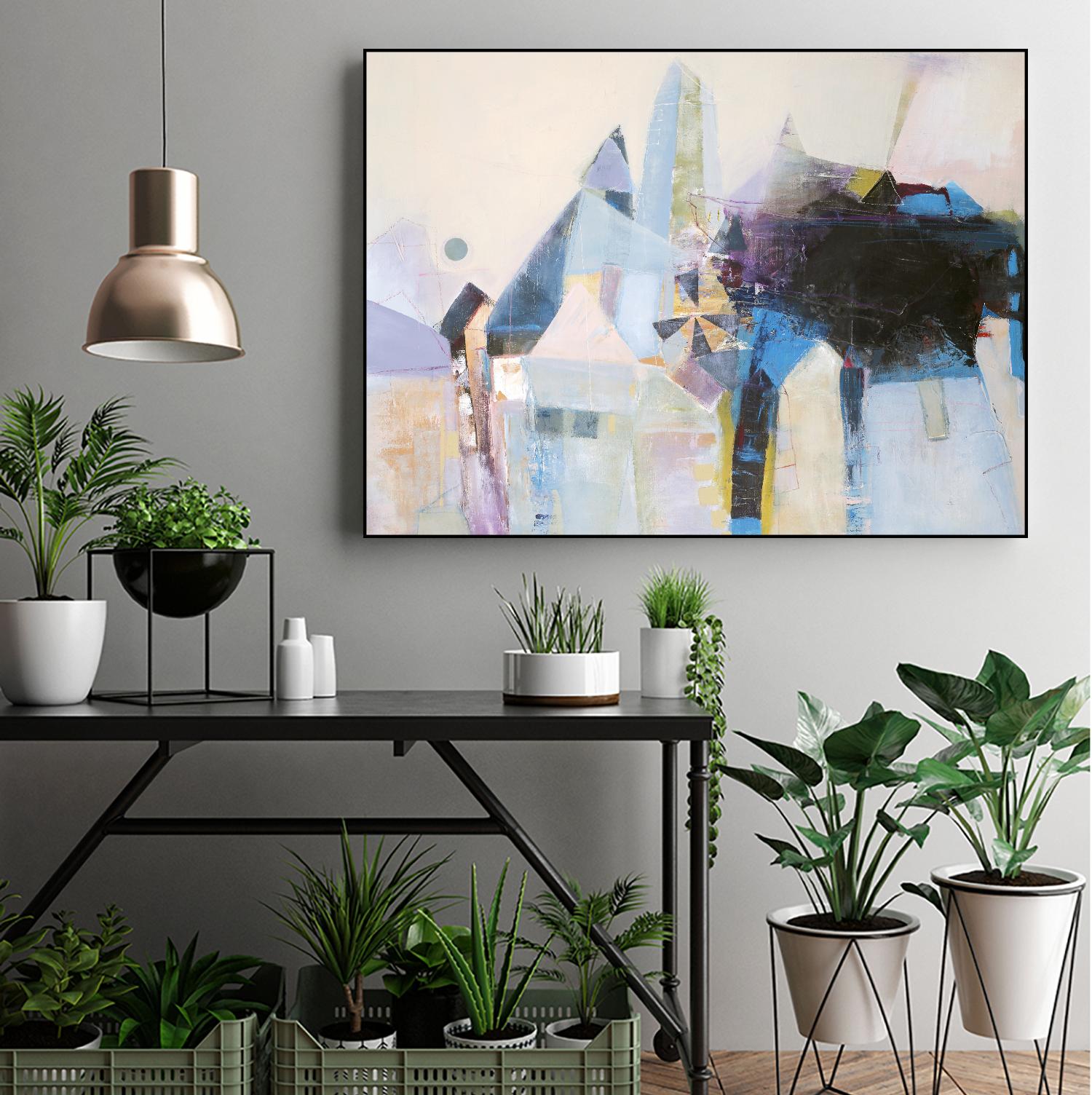 Spinning Mill 1 by Design Fabrikken on GIANT ART - multi abstracts, contemporary, landscapes, cityscapes