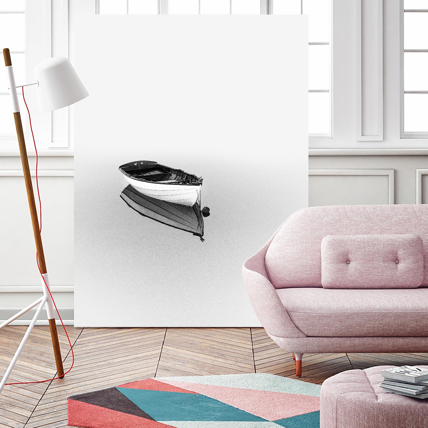 Solemn by Design Fabrikken on GIANT ART - black,white coastal, landscapes, photography, boats, waterways