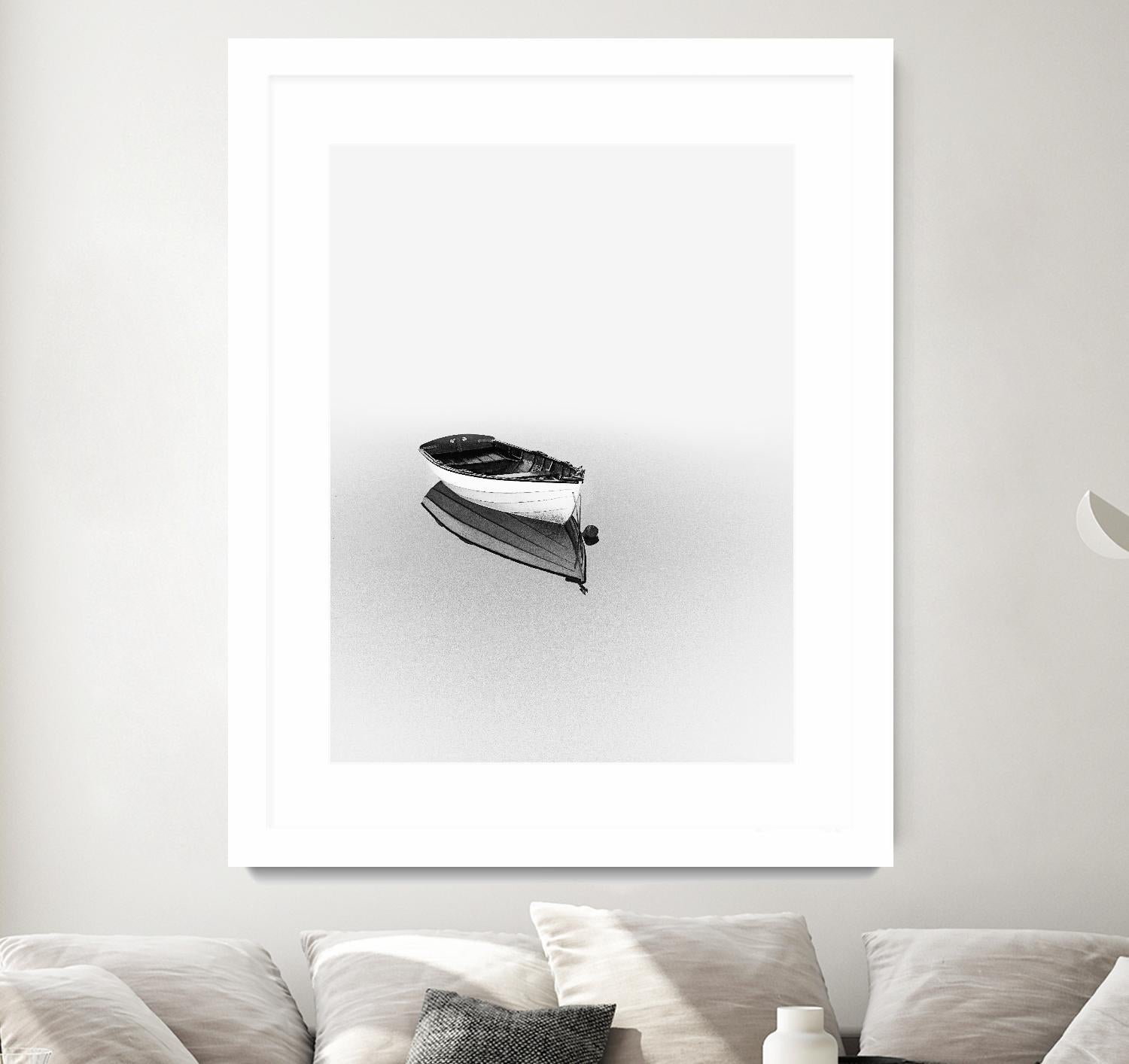 Solemn by Design Fabrikken on GIANT ART - black,white coastal, landscapes, photography, boats, waterways