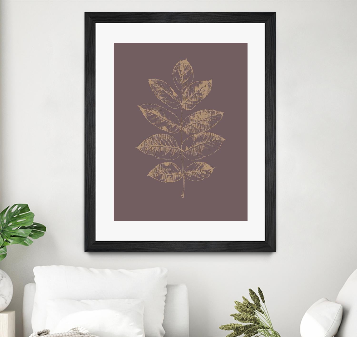 Botanica 2 by Design Fabrikken on GIANT ART - brown floral/still life, botanical, leaves, plants