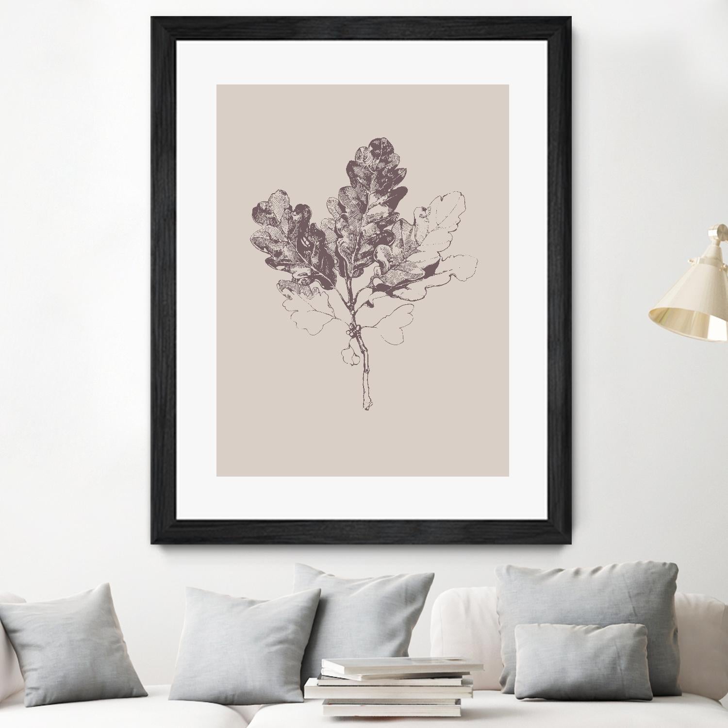 Botanica 3 by Design Fabrikken on GIANT ART - pink floral/still life, botanical, leaves