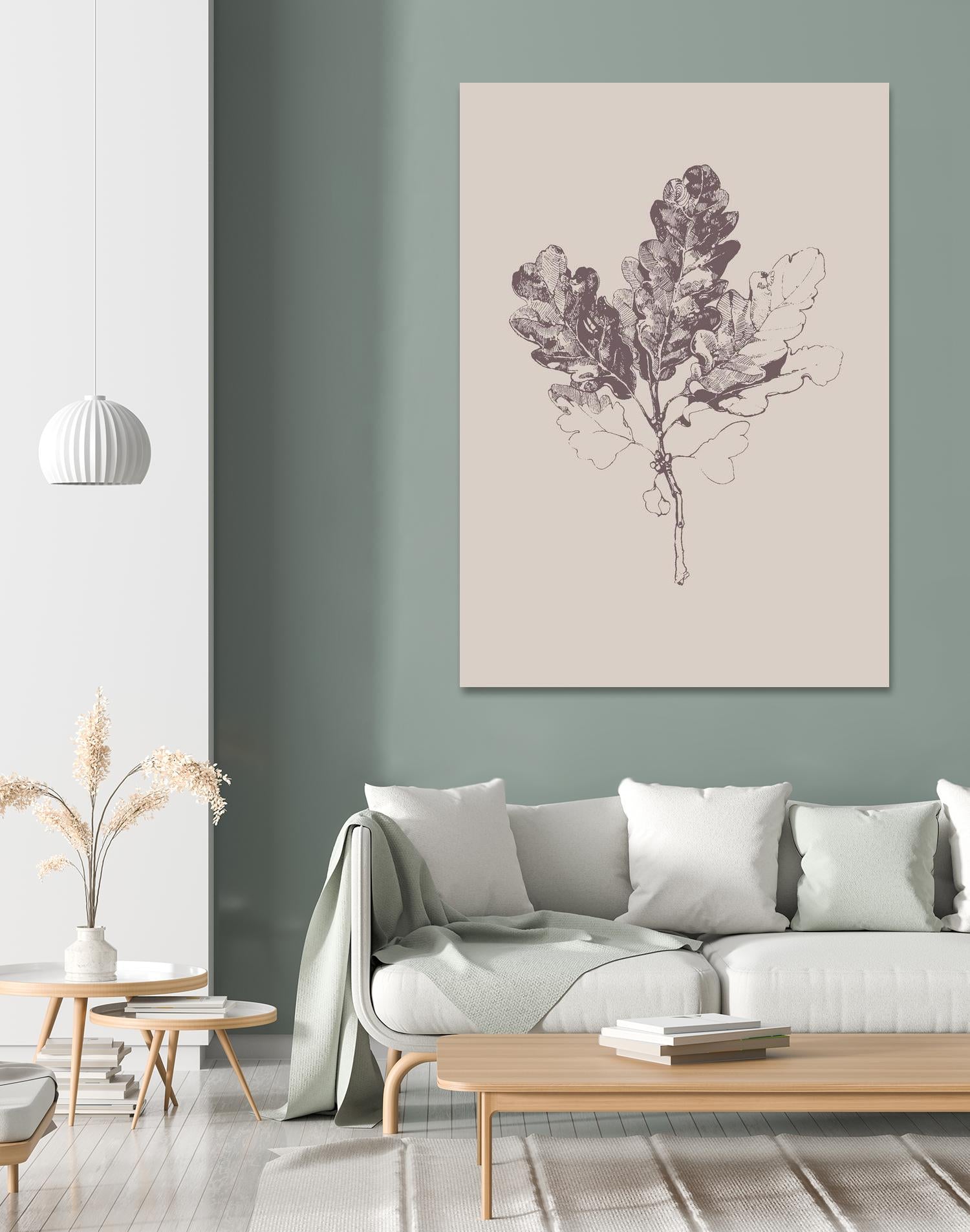 Botanica 3 by Design Fabrikken on GIANT ART - pink floral/still life, botanical, leaves