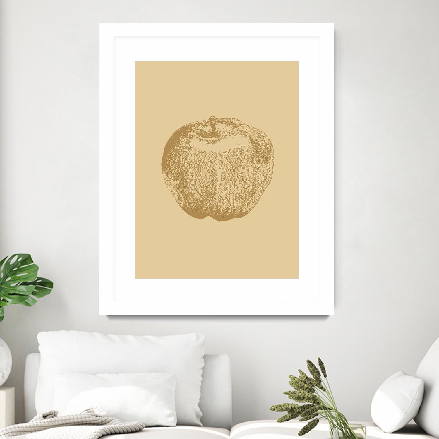 Botanica 4 by Design Fabrikken on GIANT ART - yellow floral/still life, botanical, fruit