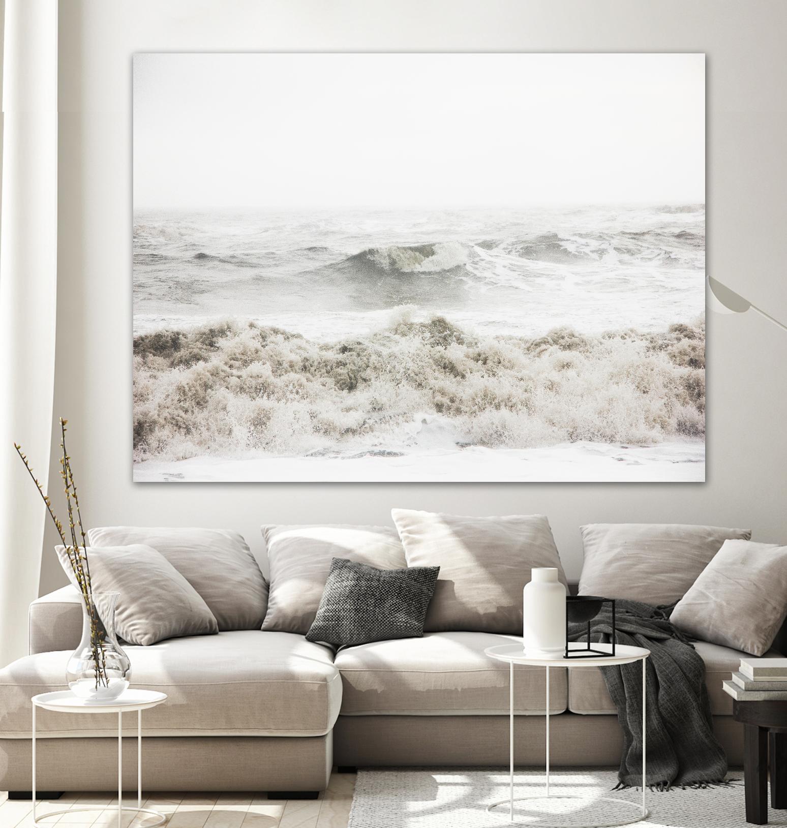 Breaking Waves by Design Fabrikken on GIANT ART - white coastal, landscapes, photography, ocean, waves