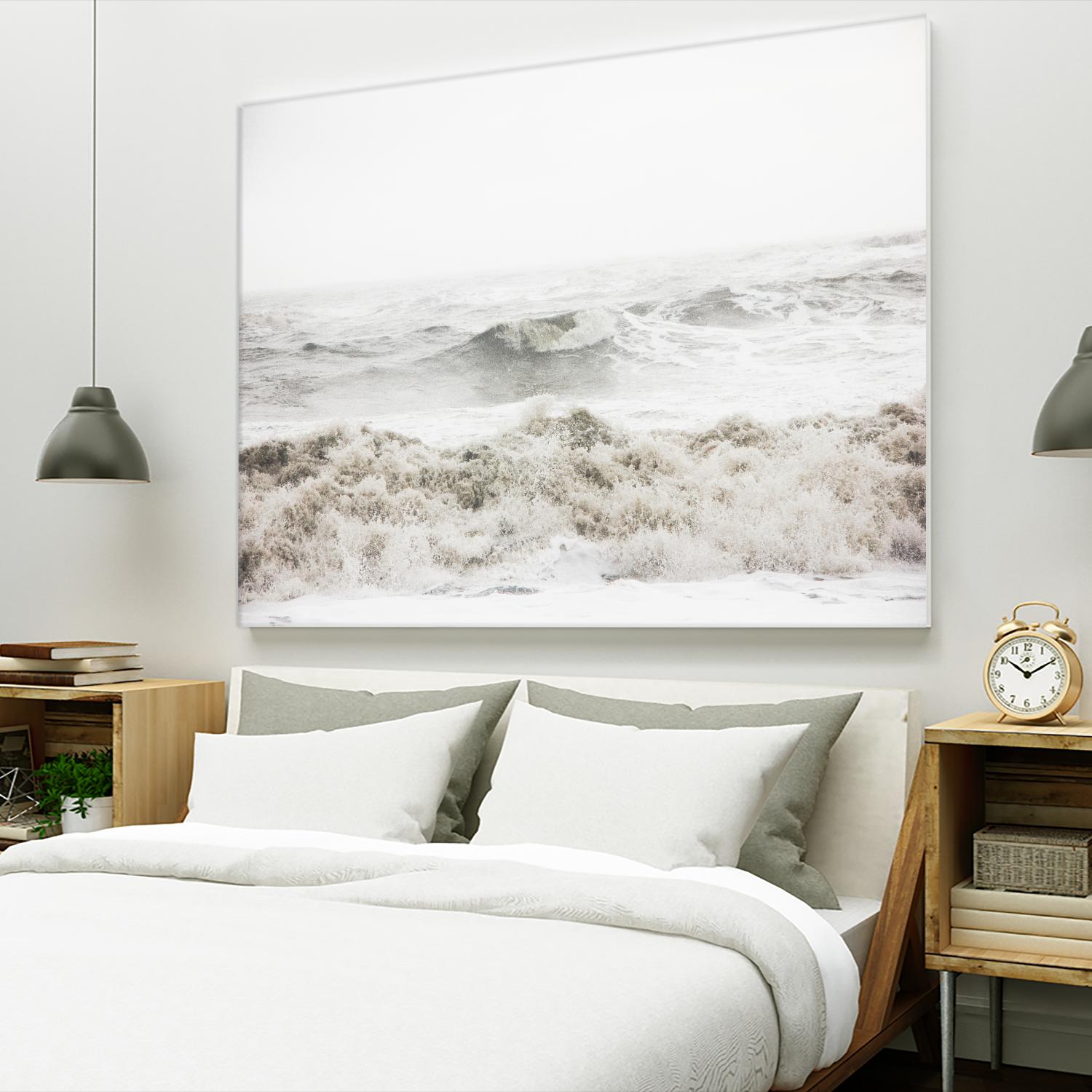 Breaking Waves by Design Fabrikken on GIANT ART - white coastal, landscapes, photography, ocean, waves