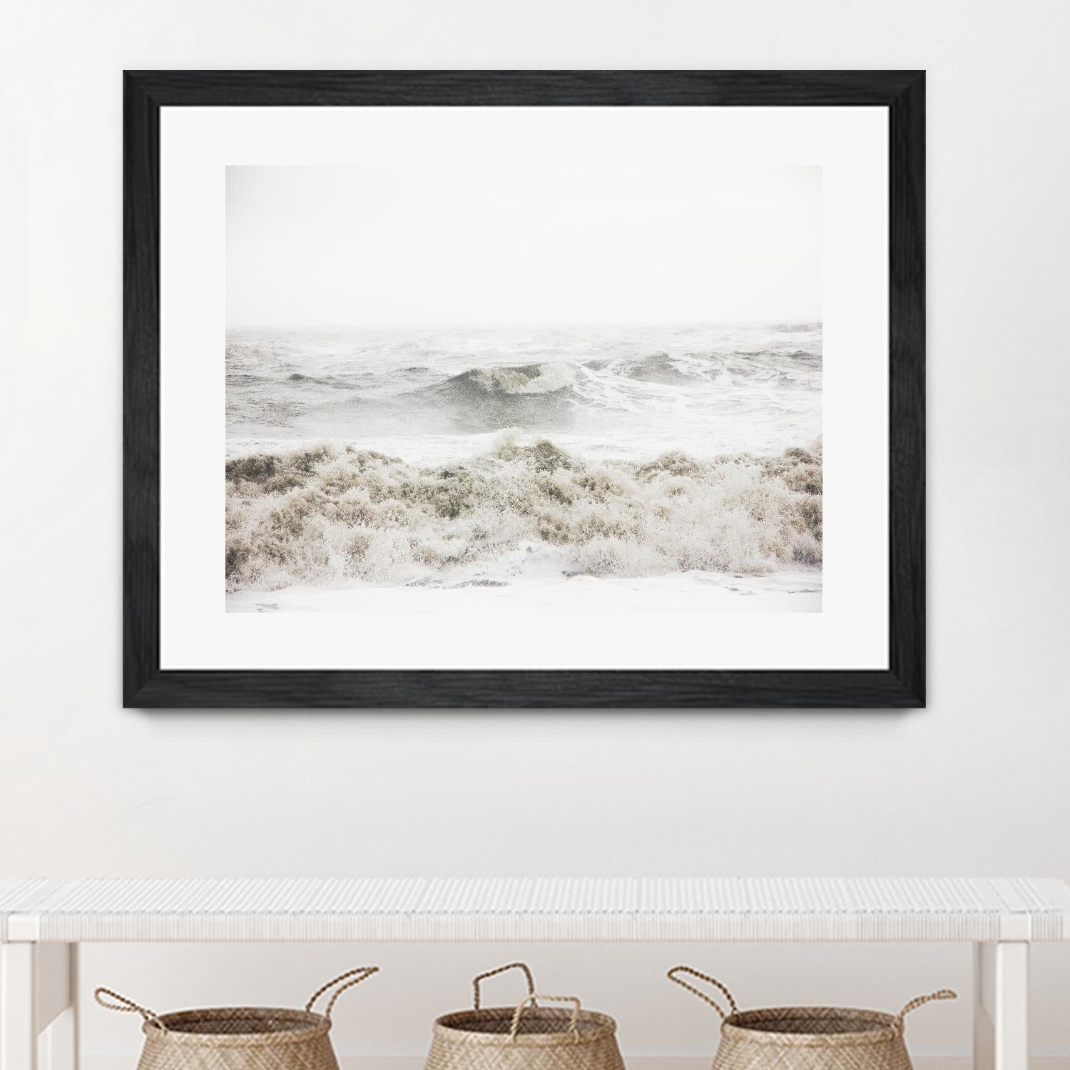 Breaking Waves by Design Fabrikken on GIANT ART - white coastal, landscapes, photography, ocean, waves