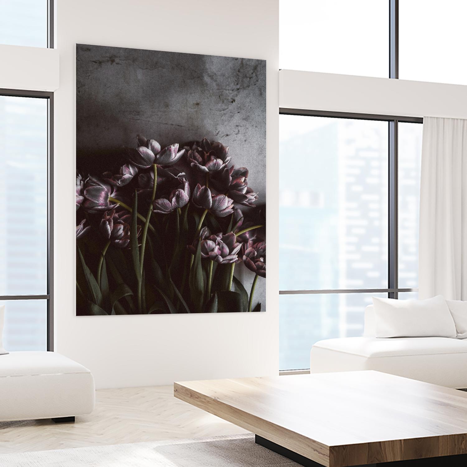 Dark Tulips by Design Fabrikken on GIANT ART - multi floral/still life, photography, flowers, tulips