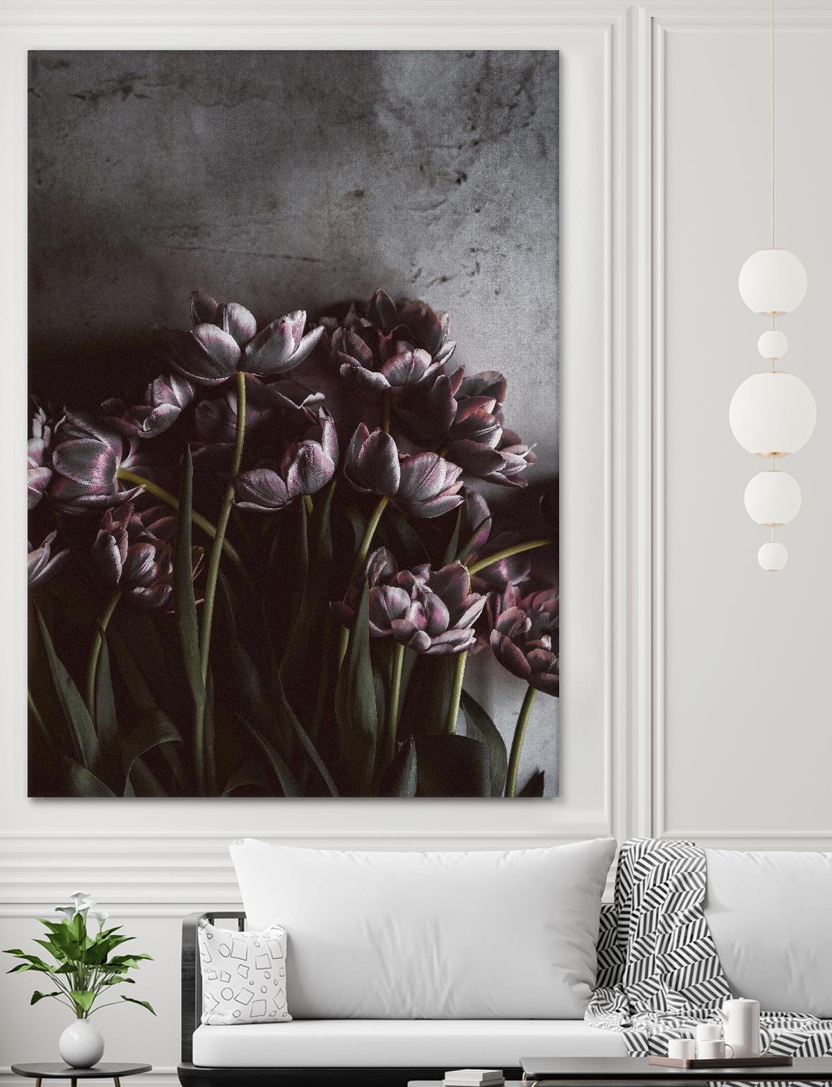 Dark Tulips by Design Fabrikken on GIANT ART - multi floral/still life, photography, flowers, tulips