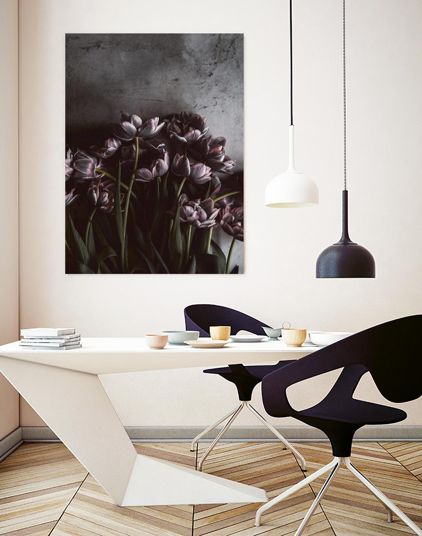 Dark Tulips by Design Fabrikken on GIANT ART - multi floral/still life, photography, flowers, tulips
