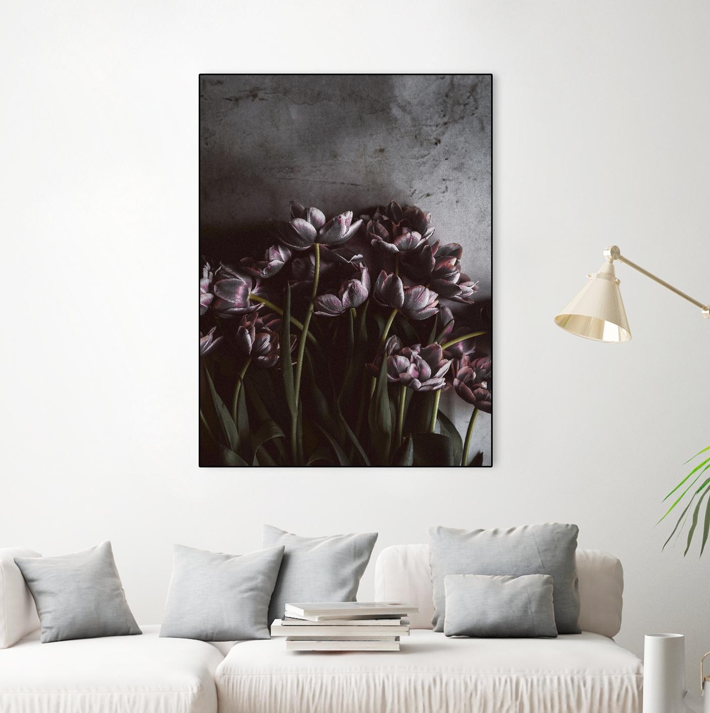 Dark Tulips by Design Fabrikken on GIANT ART - multi floral/still life, photography, flowers, tulips