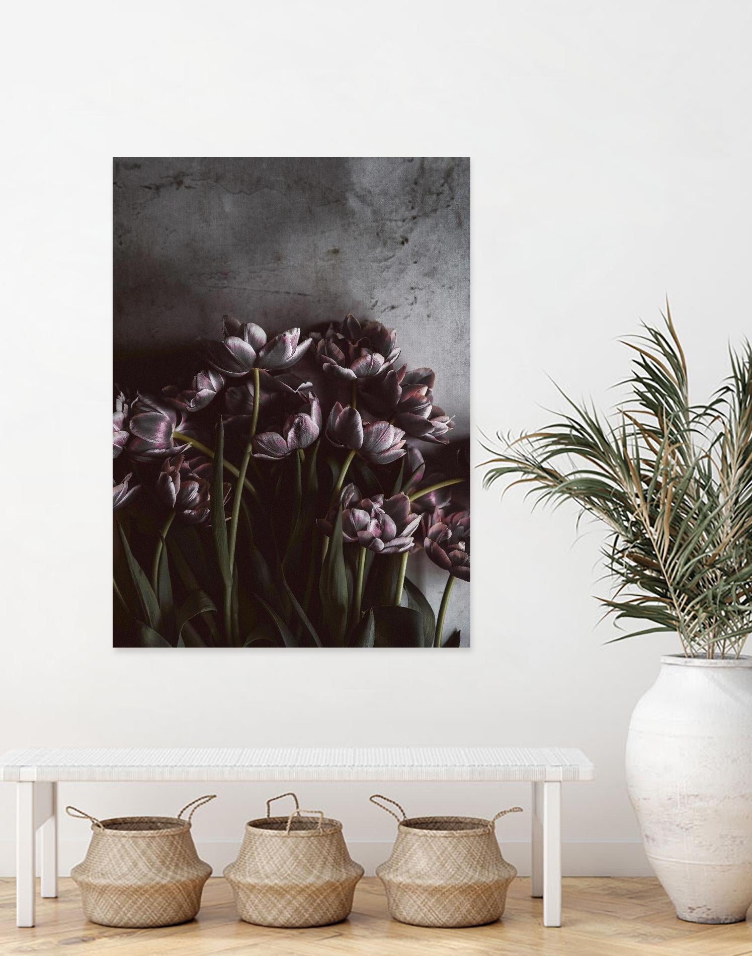 Dark Tulips by Design Fabrikken on GIANT ART - multi floral/still life, photography, flowers, tulips