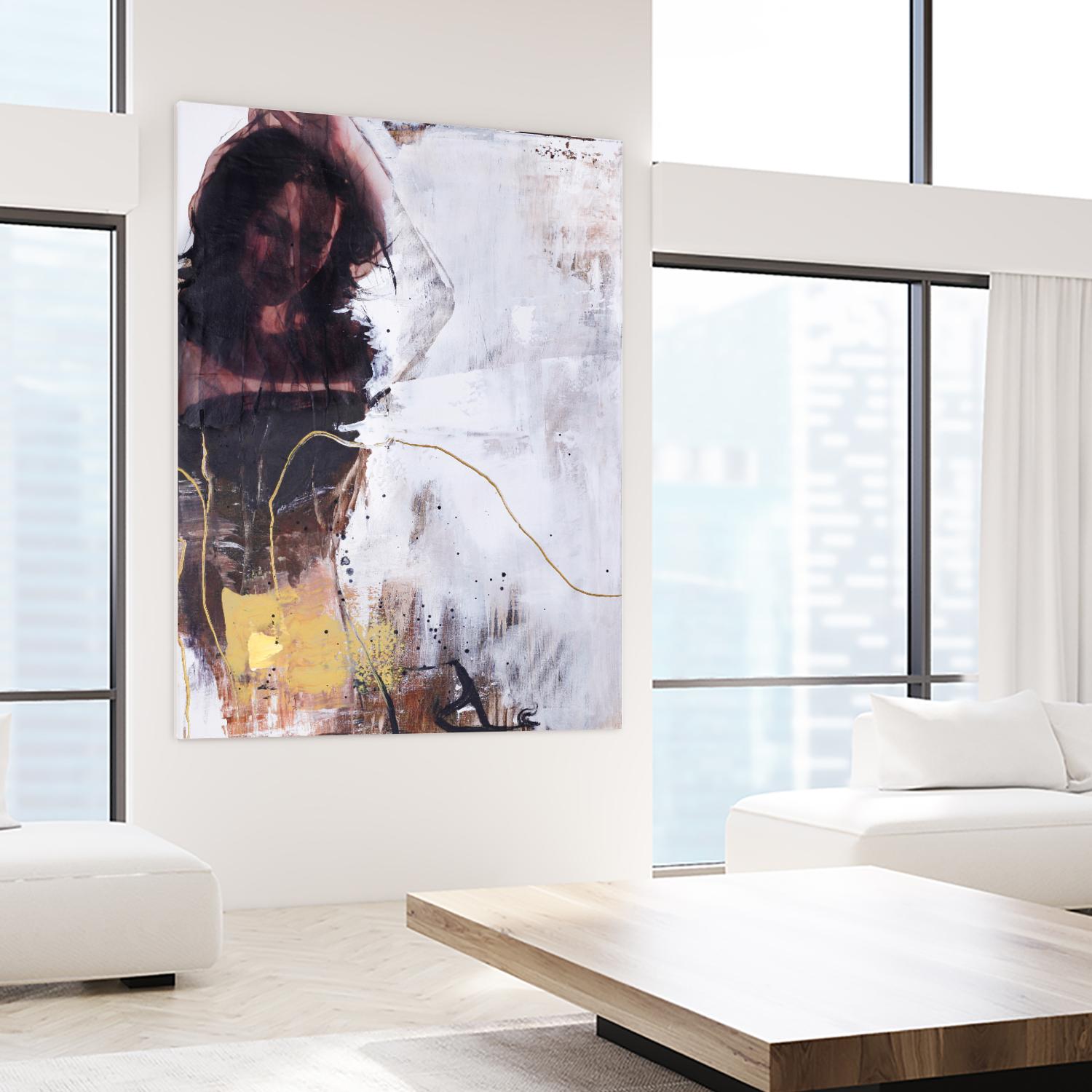 Yellow Era 1 by Design Fabrikken on GIANT ART - multi abstracts, contemporary, figurative