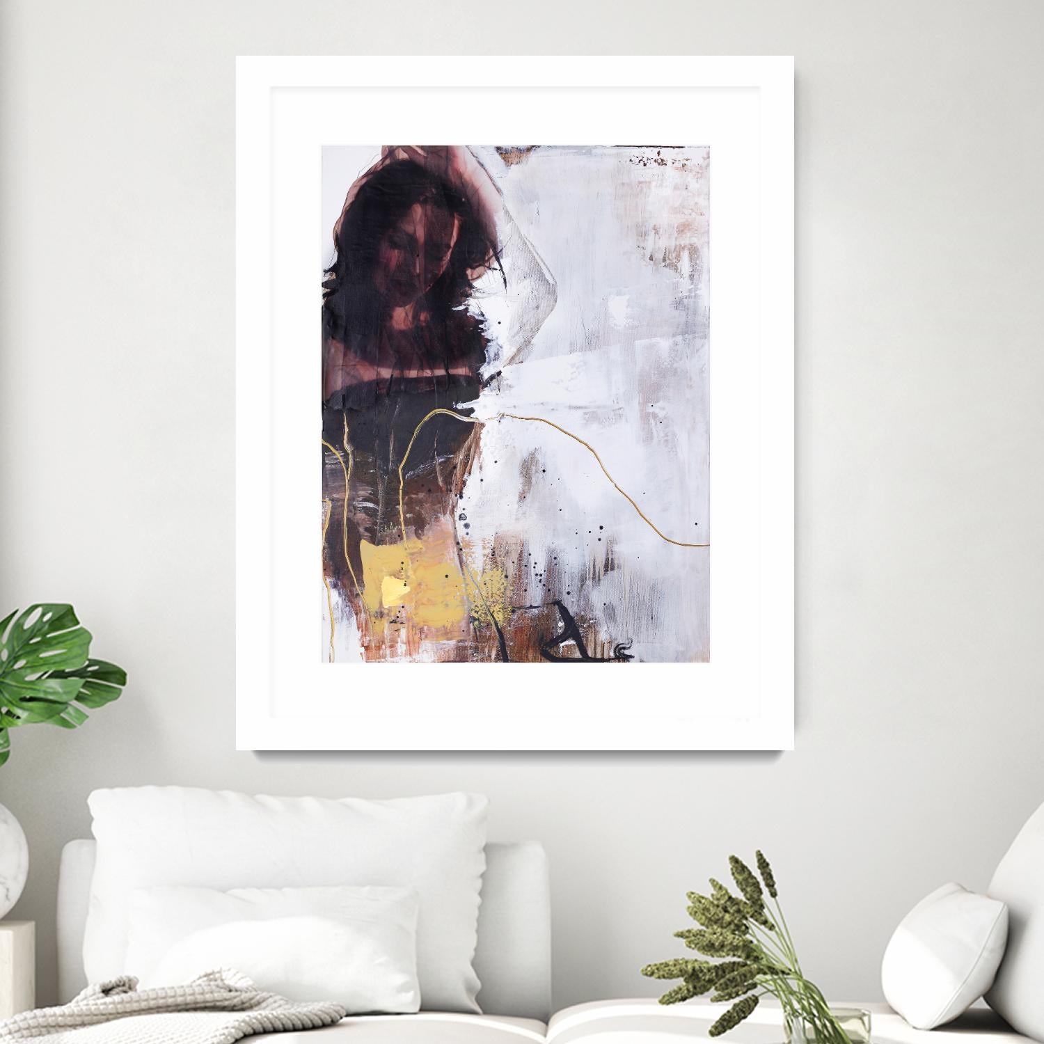 Yellow Era 1 by Design Fabrikken on GIANT ART - multi abstracts, contemporary, figurative