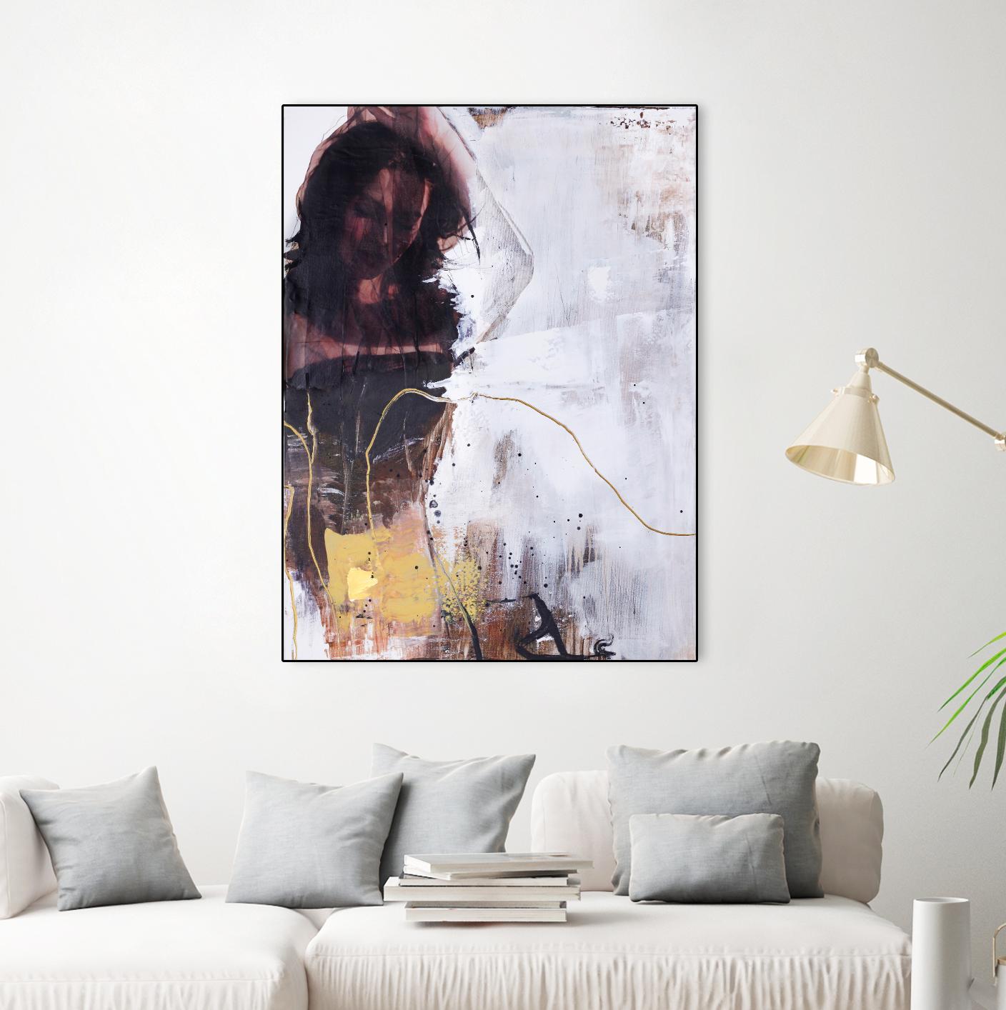 Yellow Era 1 by Design Fabrikken on GIANT ART - multi abstracts, contemporary, figurative