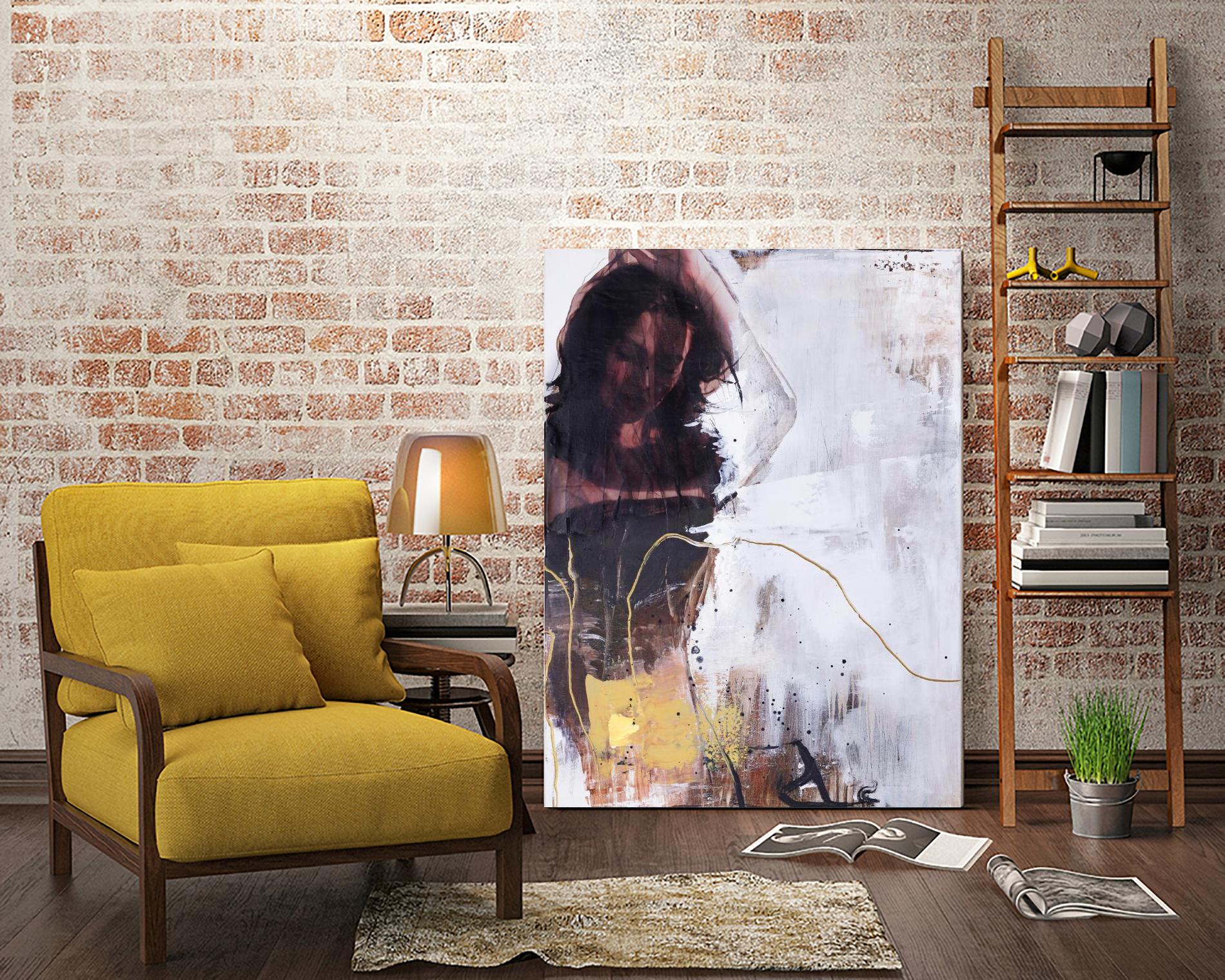 Yellow Era 1 by Design Fabrikken on GIANT ART - multi abstracts, contemporary, figurative