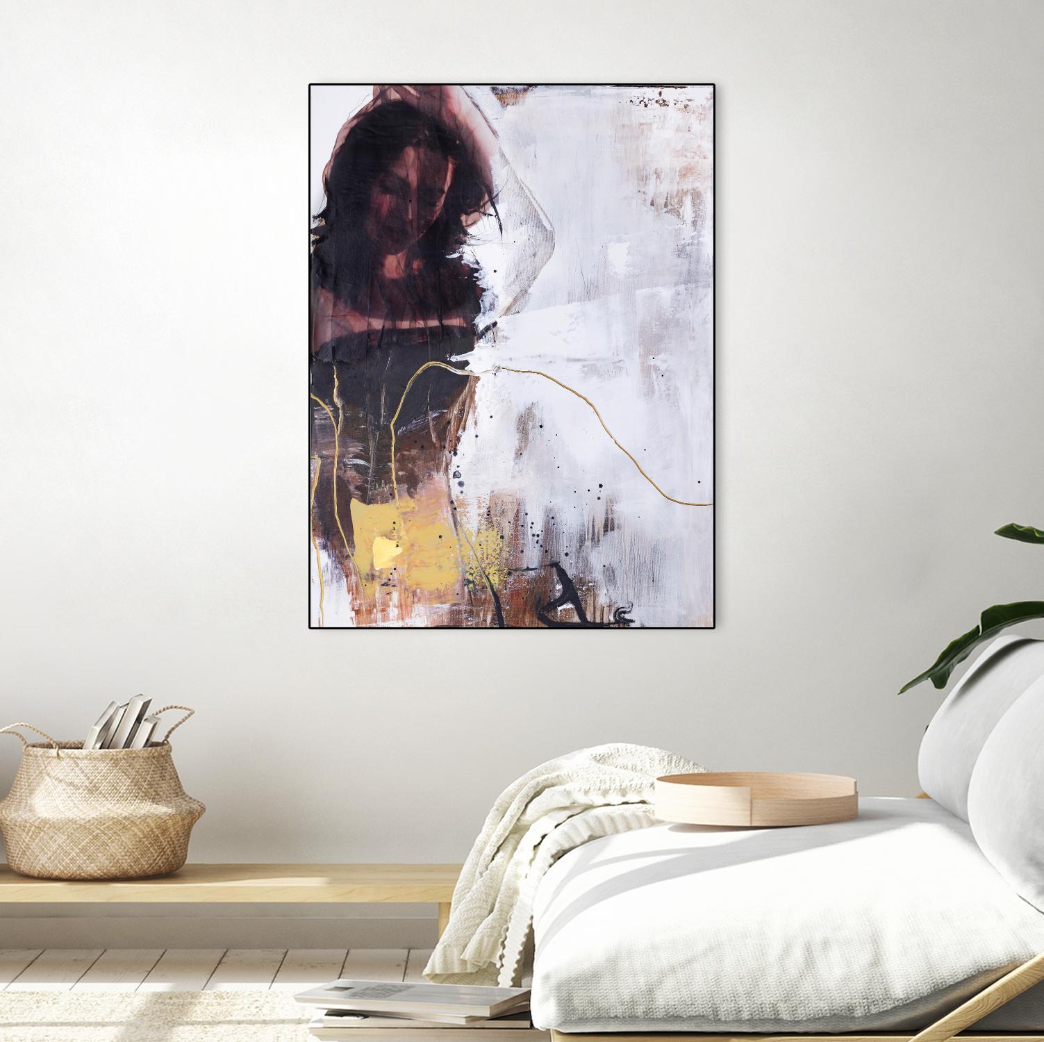 Yellow Era 1 by Design Fabrikken on GIANT ART - multi abstracts, contemporary, figurative