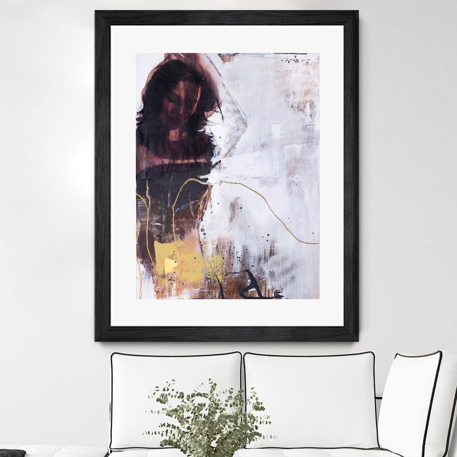 Yellow Era 1 by Design Fabrikken on GIANT ART - multi abstracts, contemporary, figurative