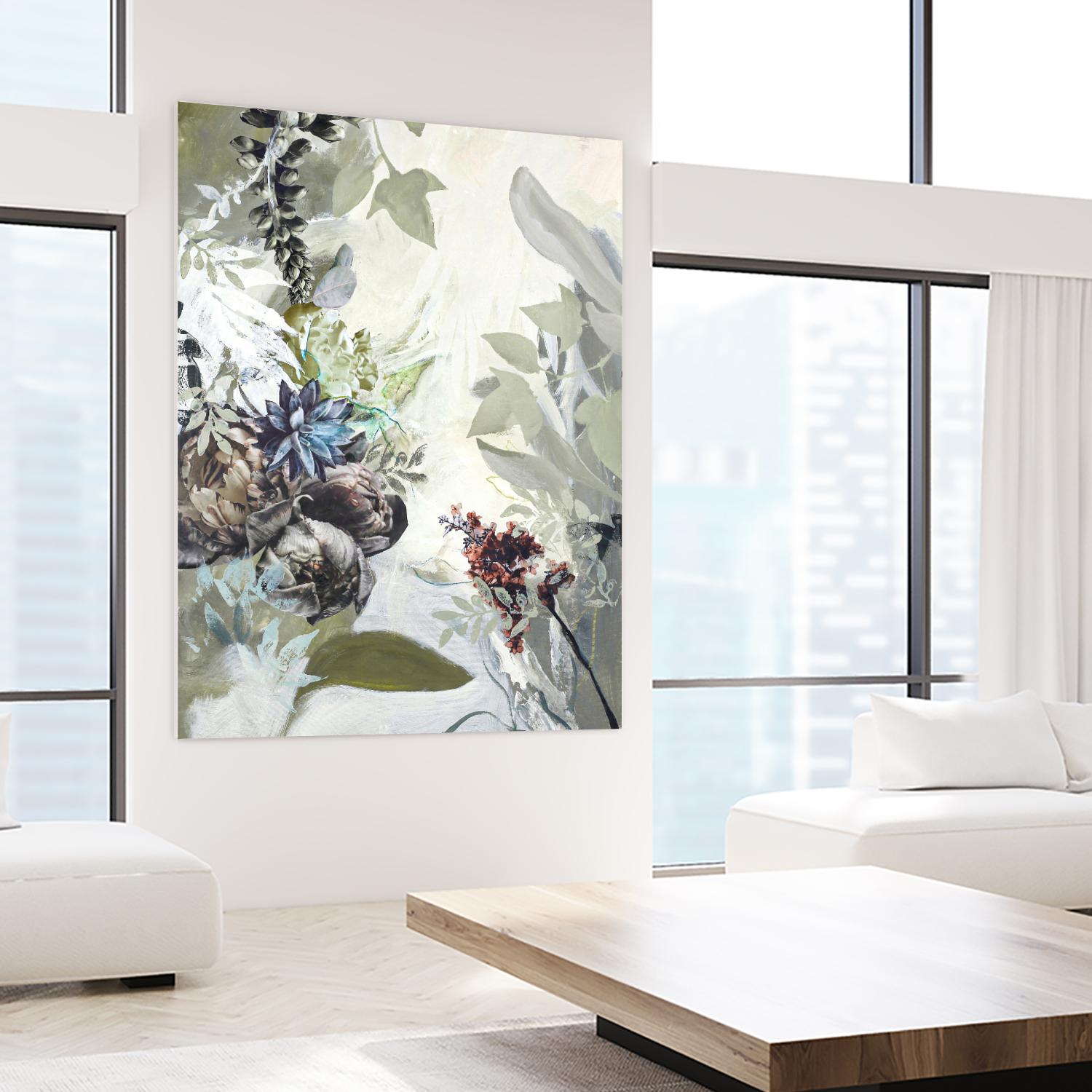 Green Garden by Design Fabrikken on GIANT ART - multi contemporary, floral/still life