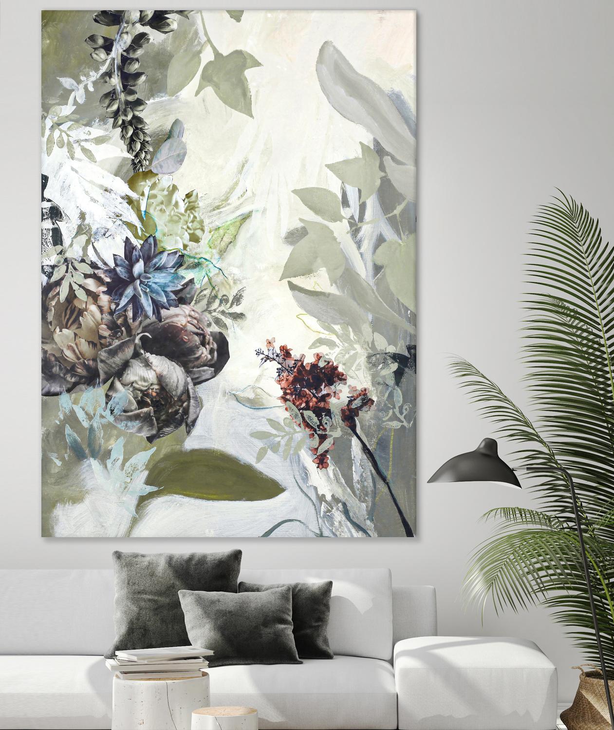 Green Garden by Design Fabrikken on GIANT ART - multi contemporary, floral/still life