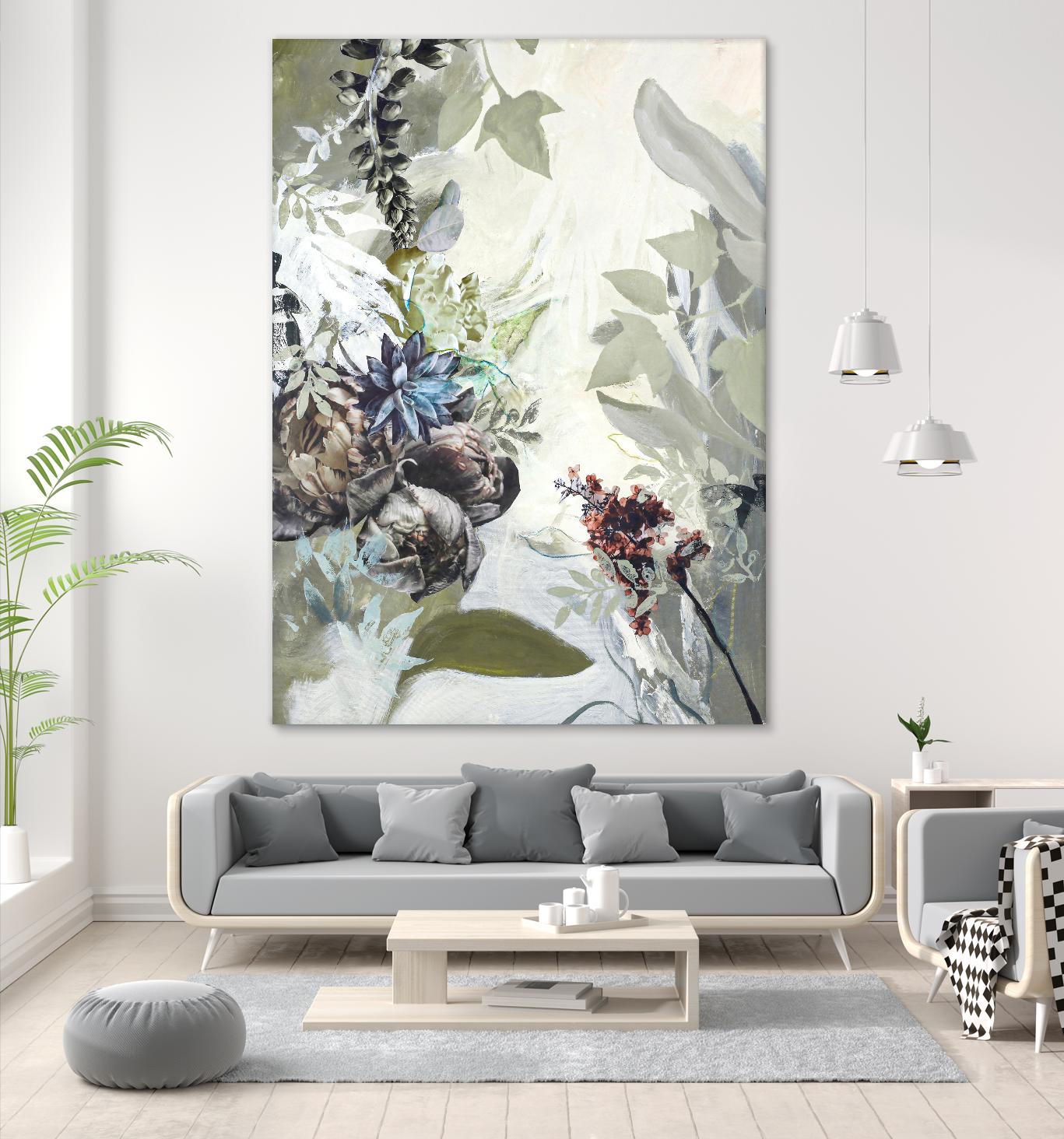 Green Garden by Design Fabrikken on GIANT ART - multi contemporary, floral/still life