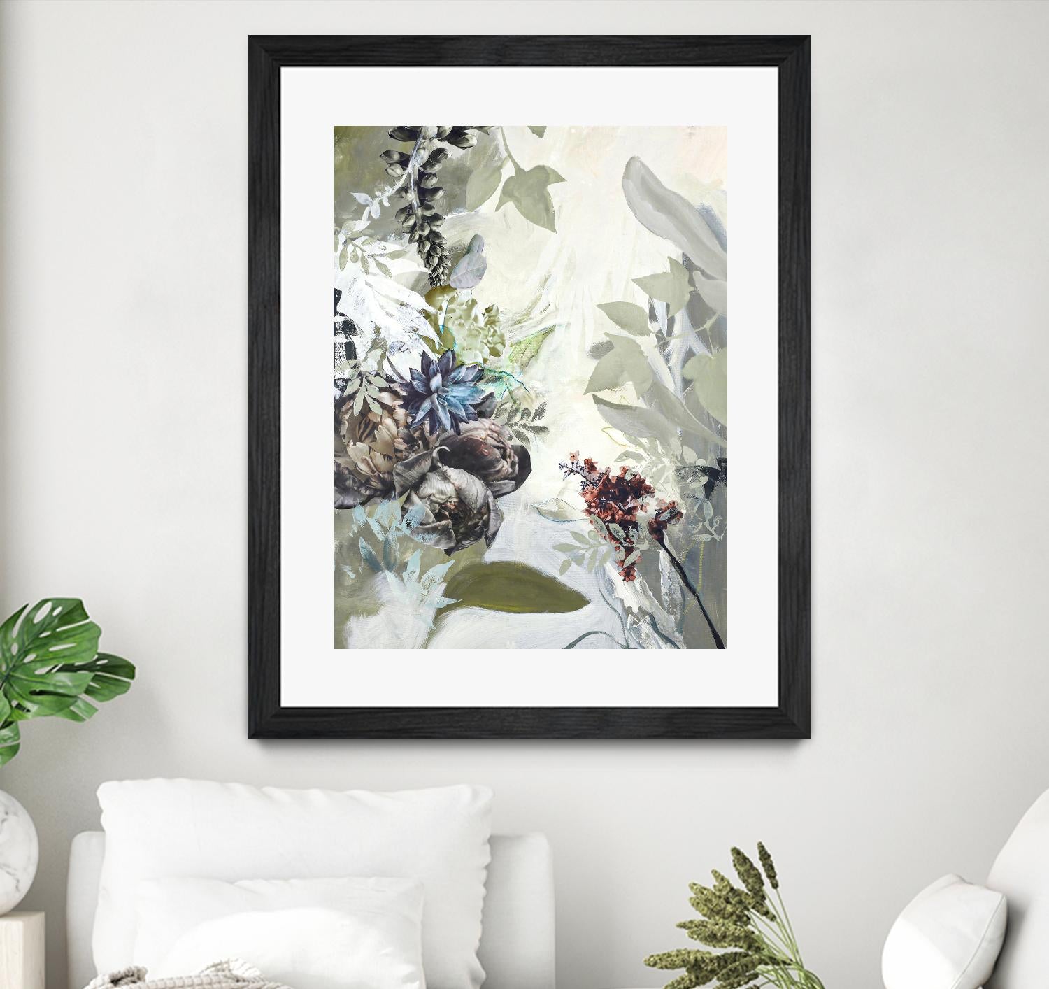 Green Garden by Design Fabrikken on GIANT ART - multi contemporary, floral/still life