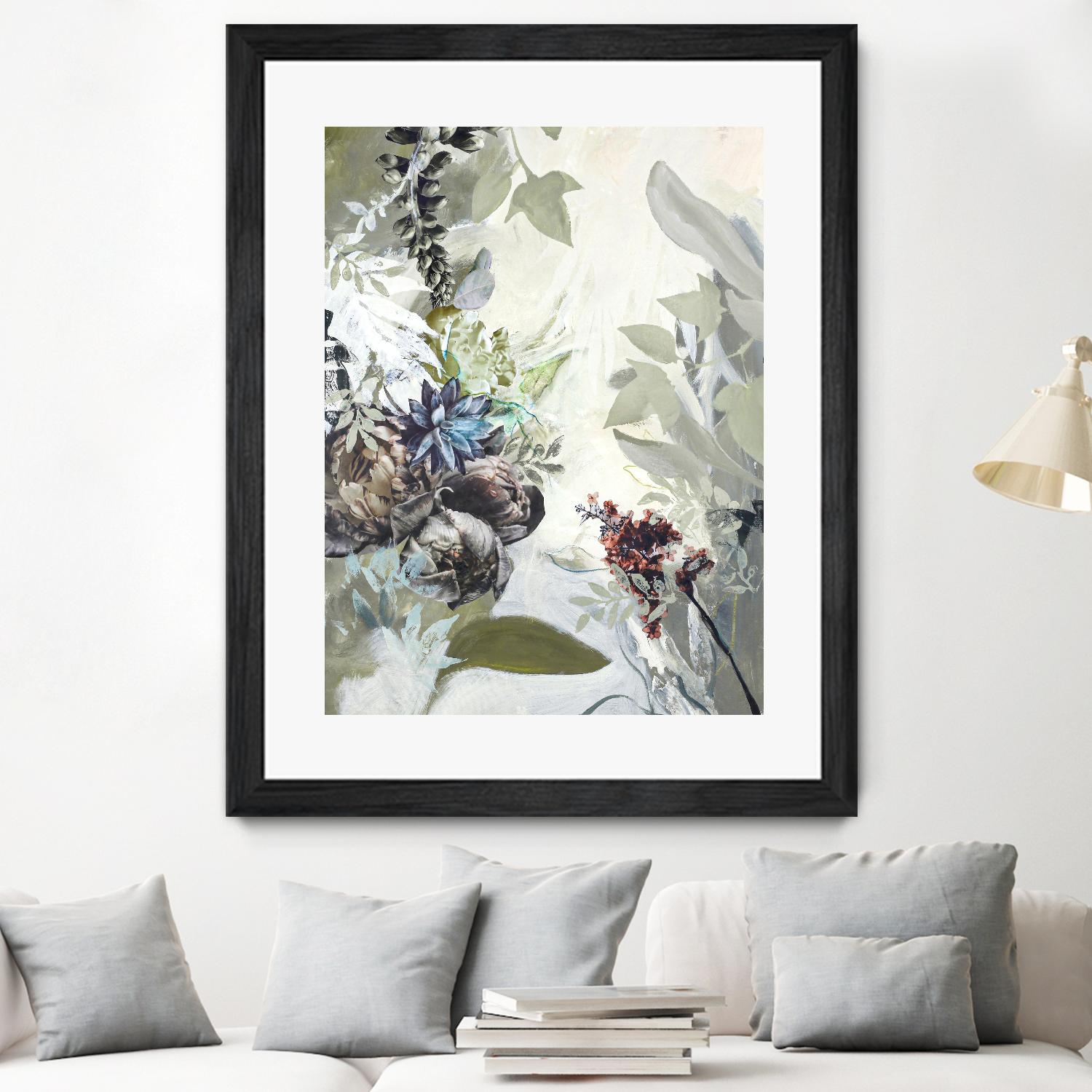 Green Garden by Design Fabrikken on GIANT ART - multi contemporary, floral/still life