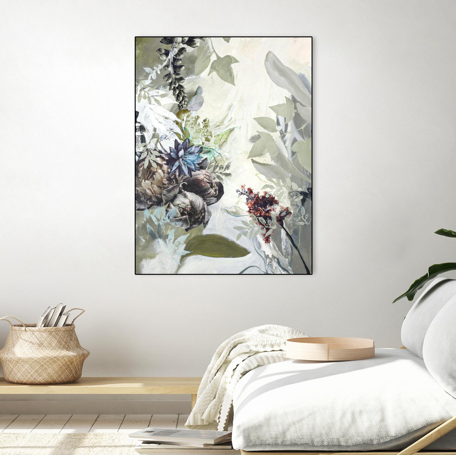 Green Garden by Design Fabrikken on GIANT ART - multi contemporary, floral/still life
