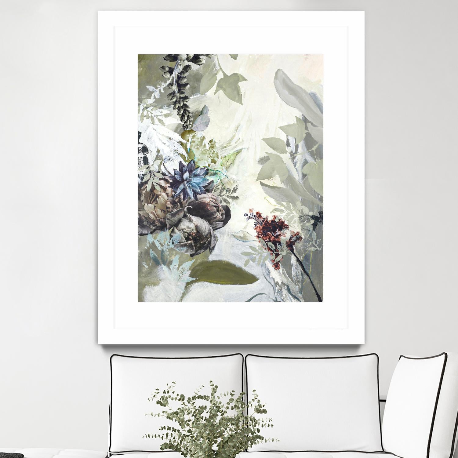 Green Garden by Design Fabrikken on GIANT ART - multi contemporary, floral/still life