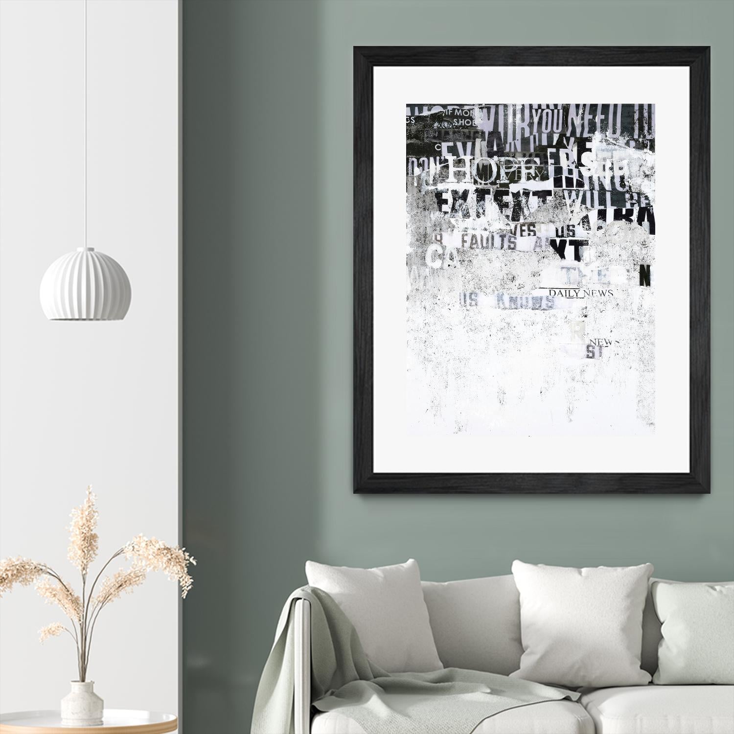 Hope by Design Fabrikken on GIANT ART - black,white design/type, college