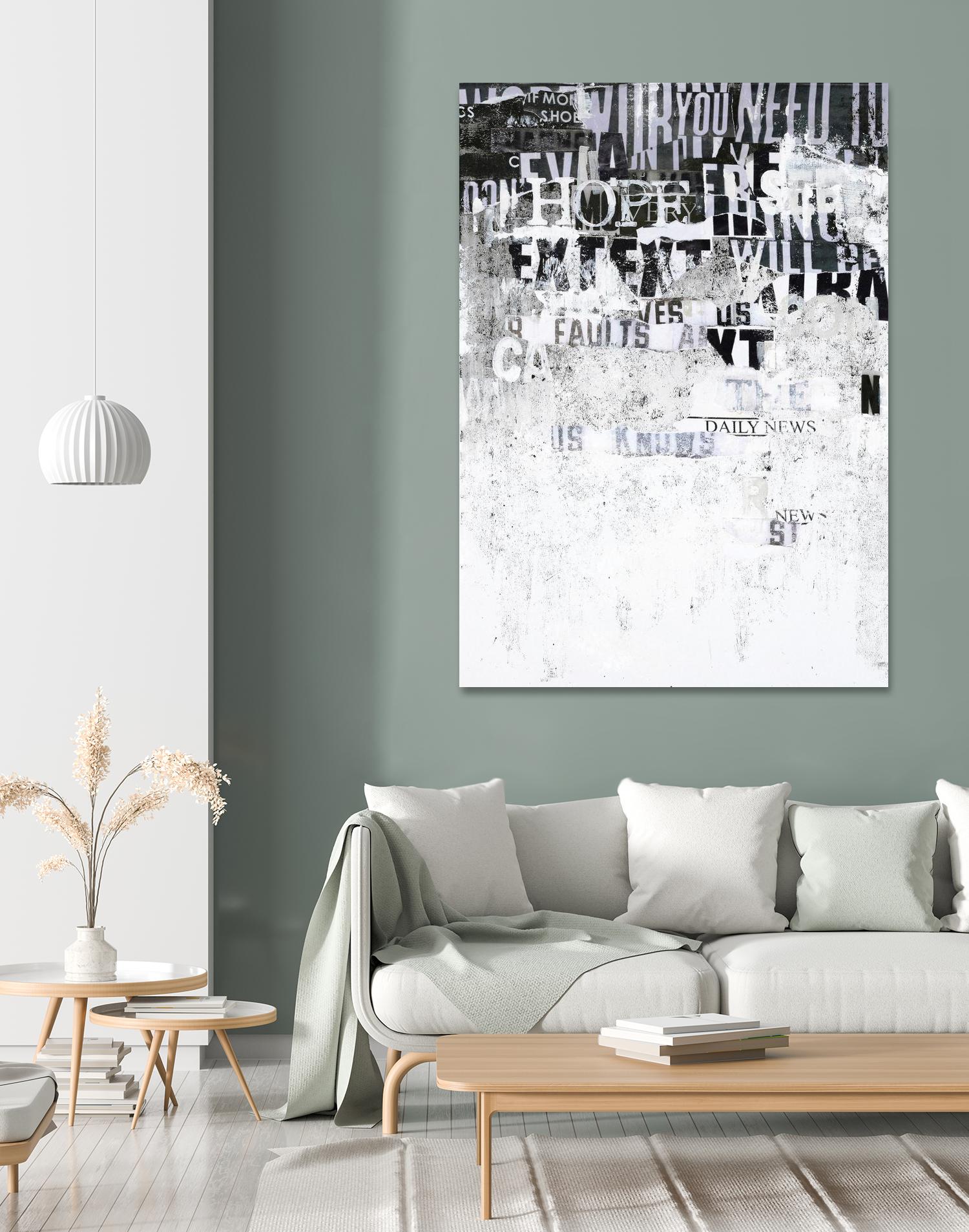 Hope by Design Fabrikken on GIANT ART - black,white design/type, college