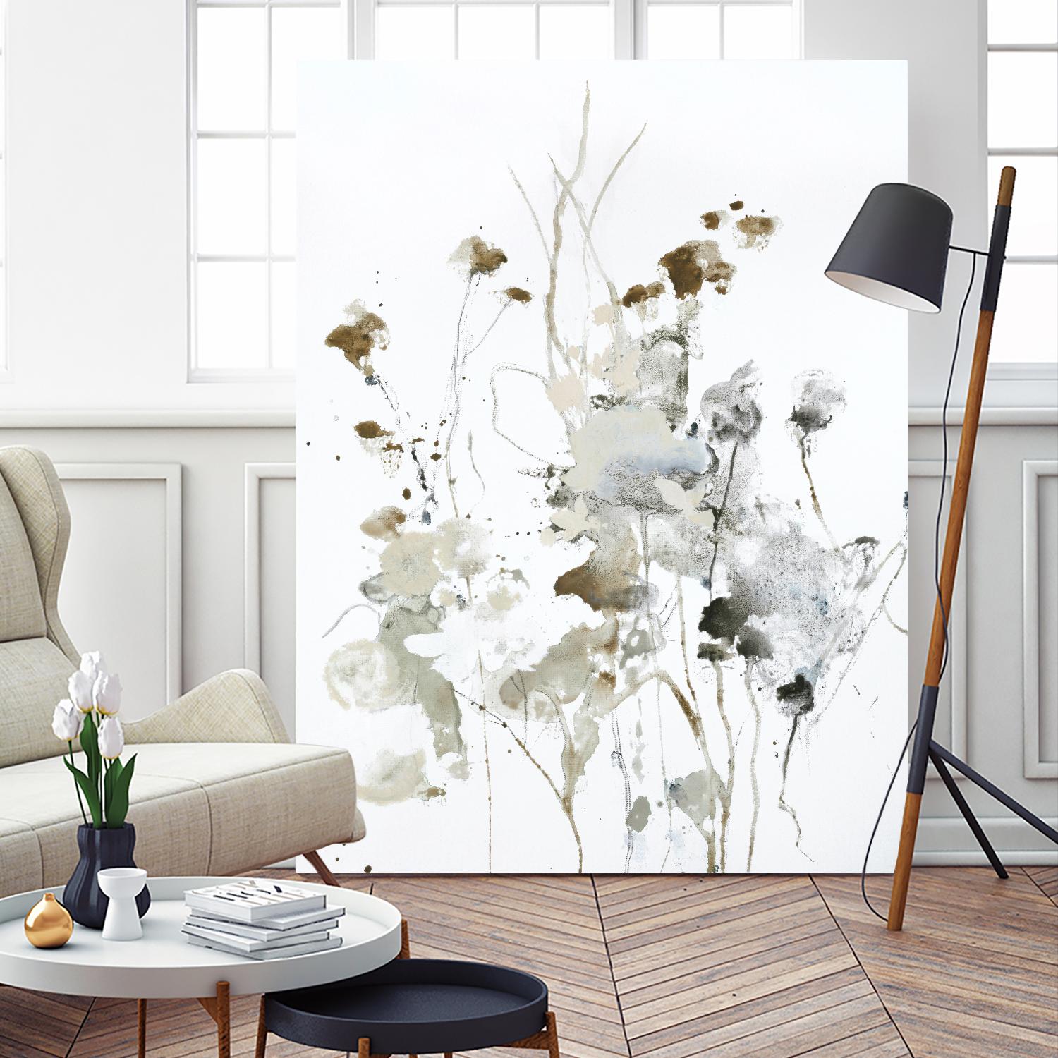 These Days 2 by Design Fabrikken on GIANT ART - black,white contemporary, floral/still life, minimalist