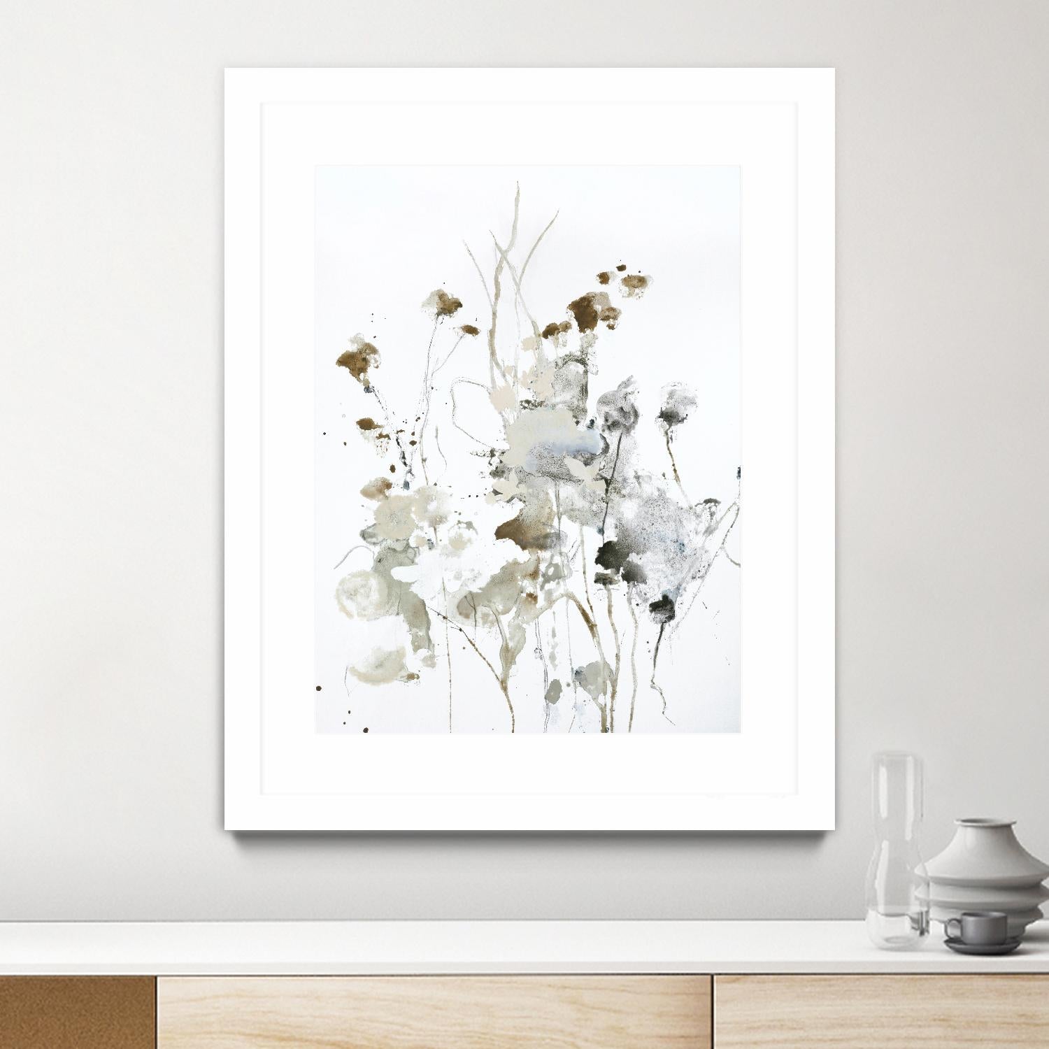 These Days 2 by Design Fabrikken on GIANT ART - black,white contemporary, floral/still life, minimalist