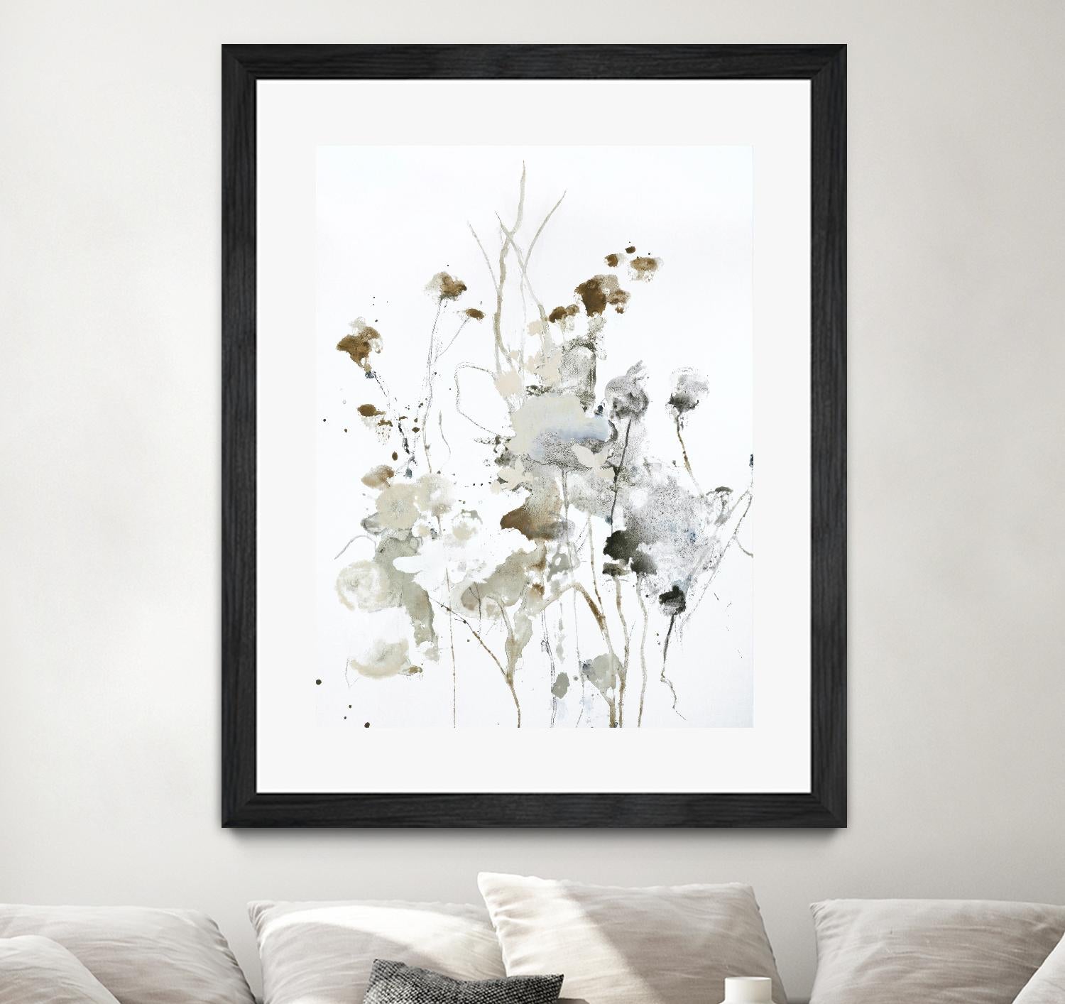 These Days 2 by Design Fabrikken on GIANT ART - black,white contemporary, floral/still life, minimalist