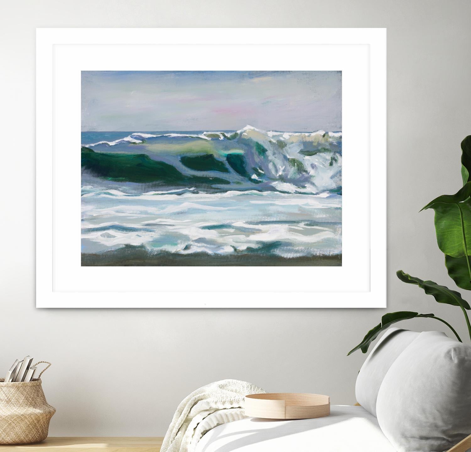 Shore Break 2 by Stephen Newstedt on GIANT ART - blue sea scene