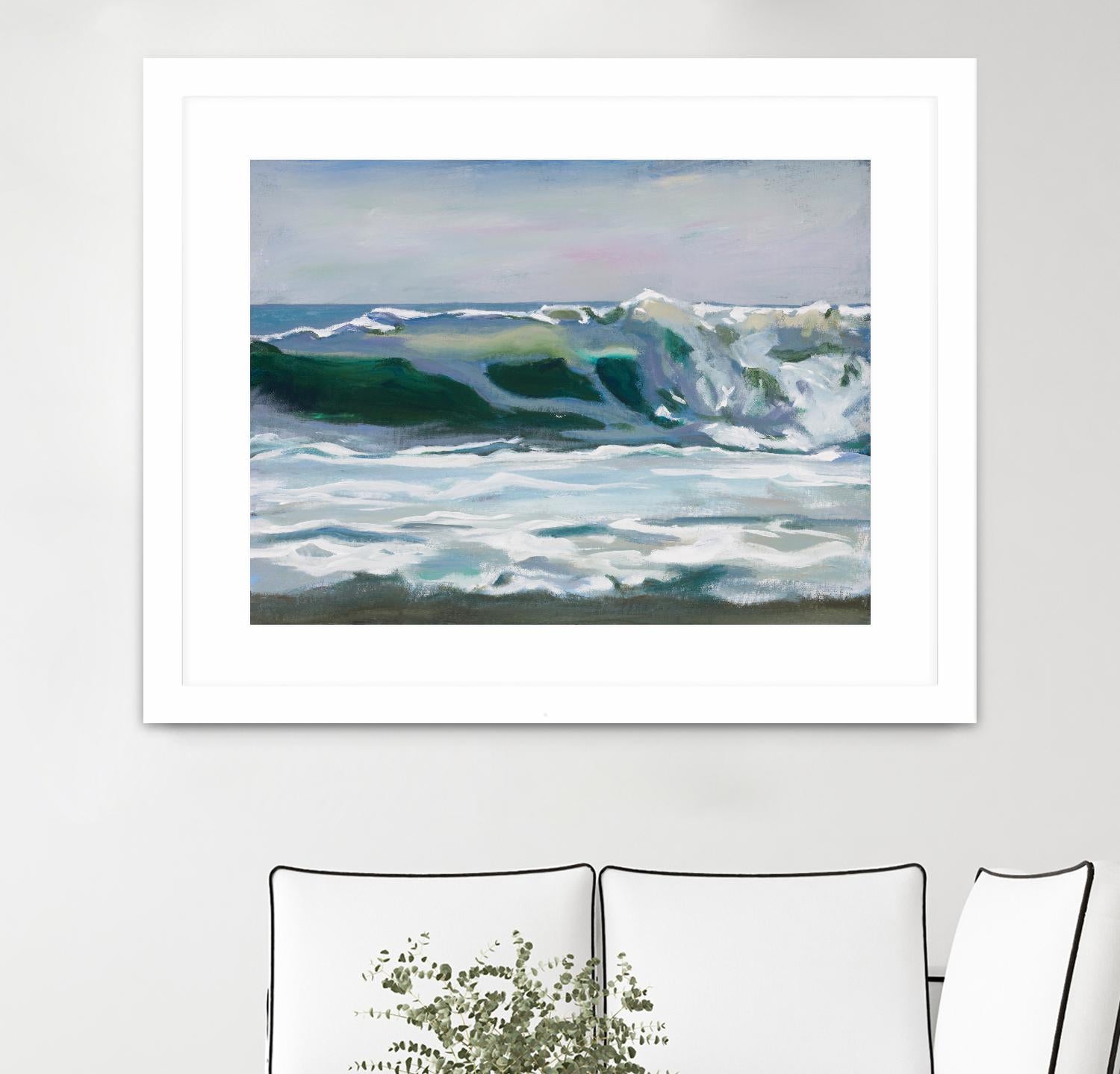 Shore Break 2 by Stephen Newstedt on GIANT ART - blue sea scene