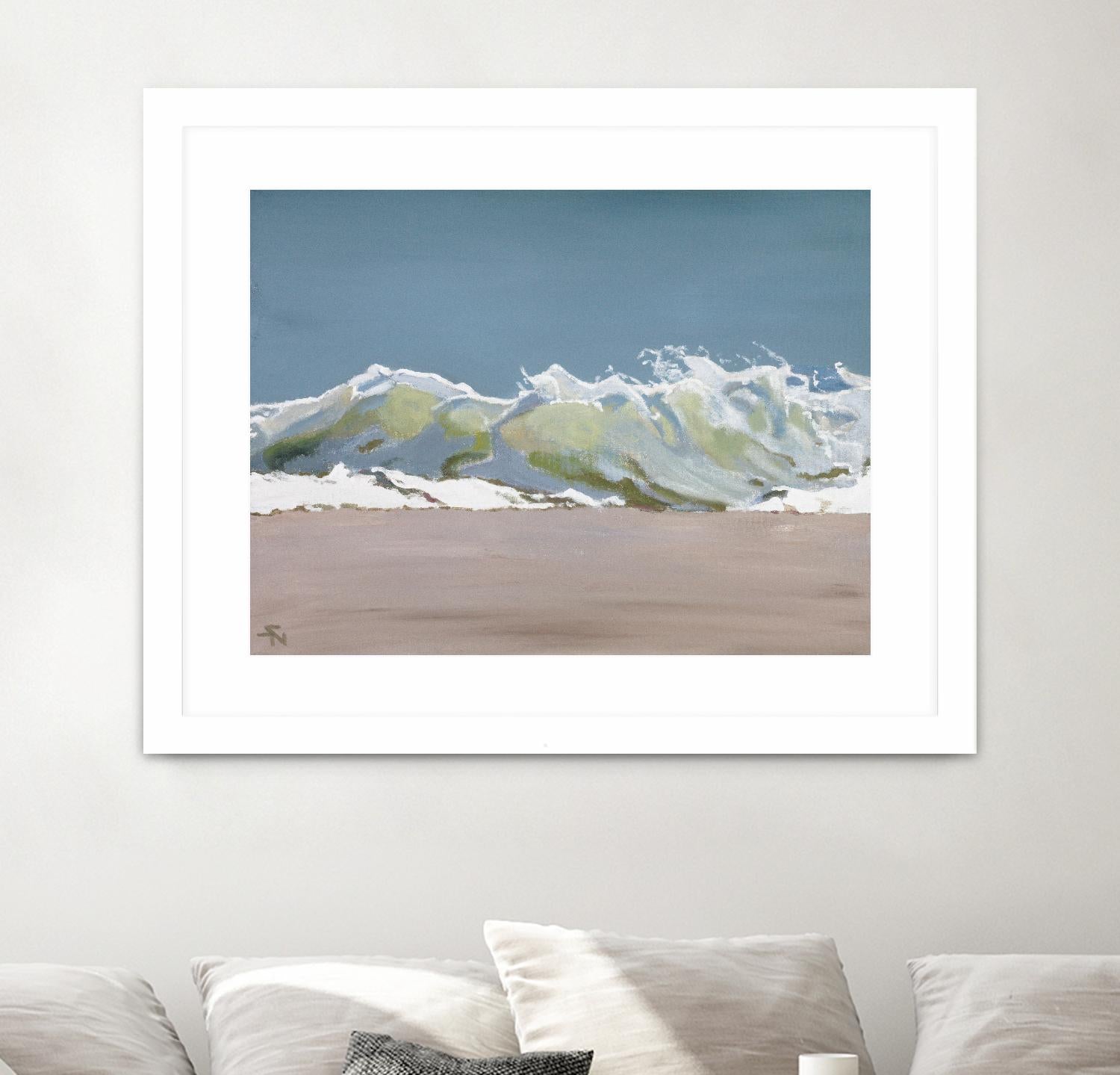 Shore Break 3 by Stephen Newstedt on GIANT ART - blue sea scene