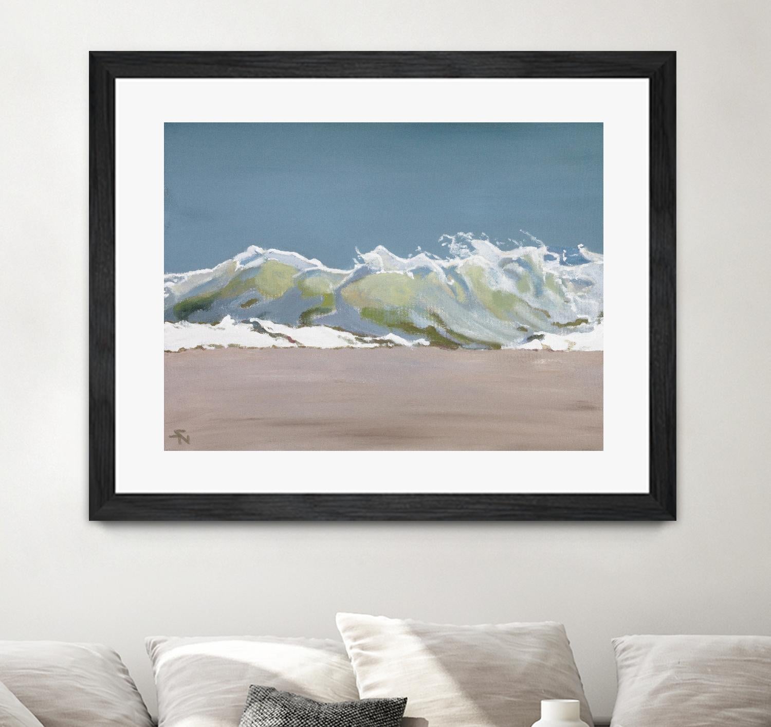 Shore Break 3 by Stephen Newstedt on GIANT ART - blue sea scene