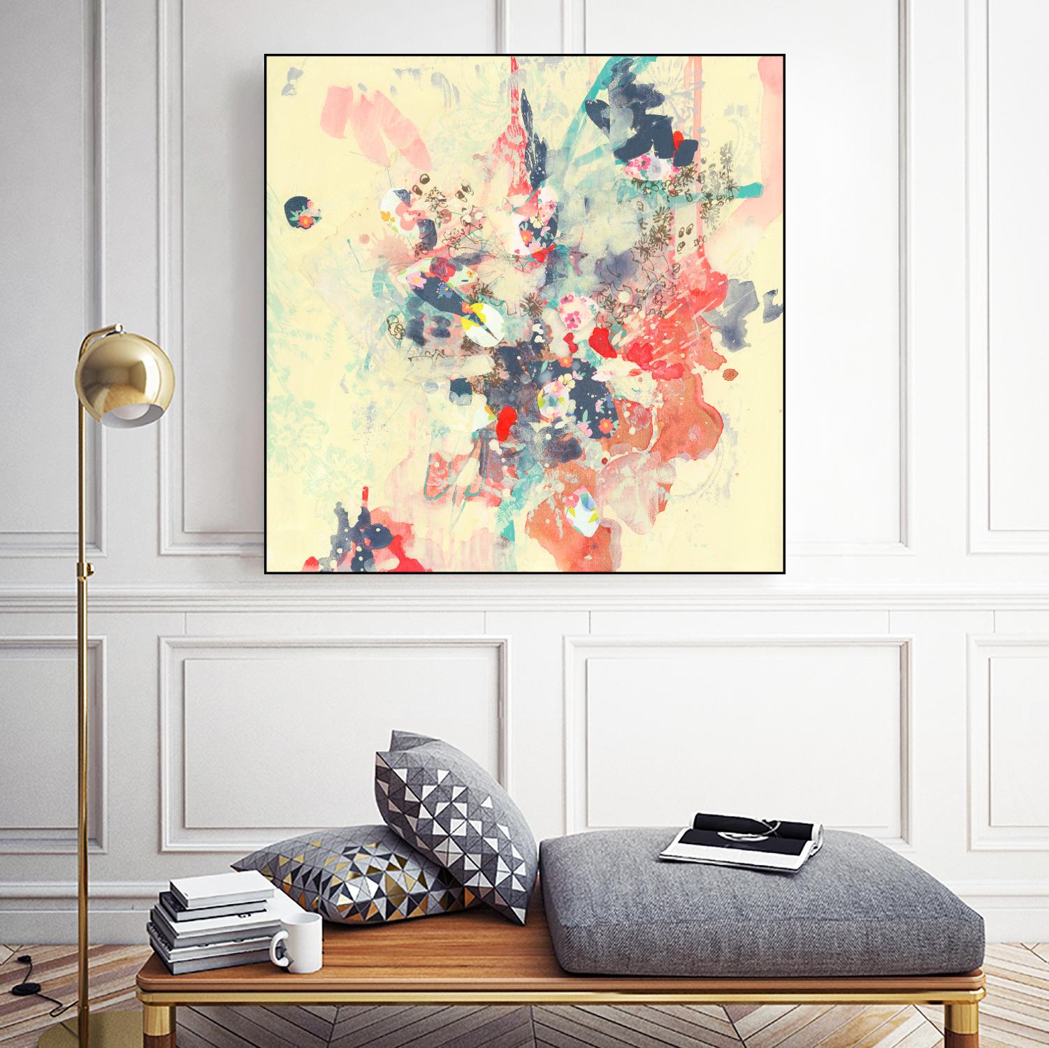 Cream II by Kathryn Neale on GIANT ART - multi abstracts, contemporary