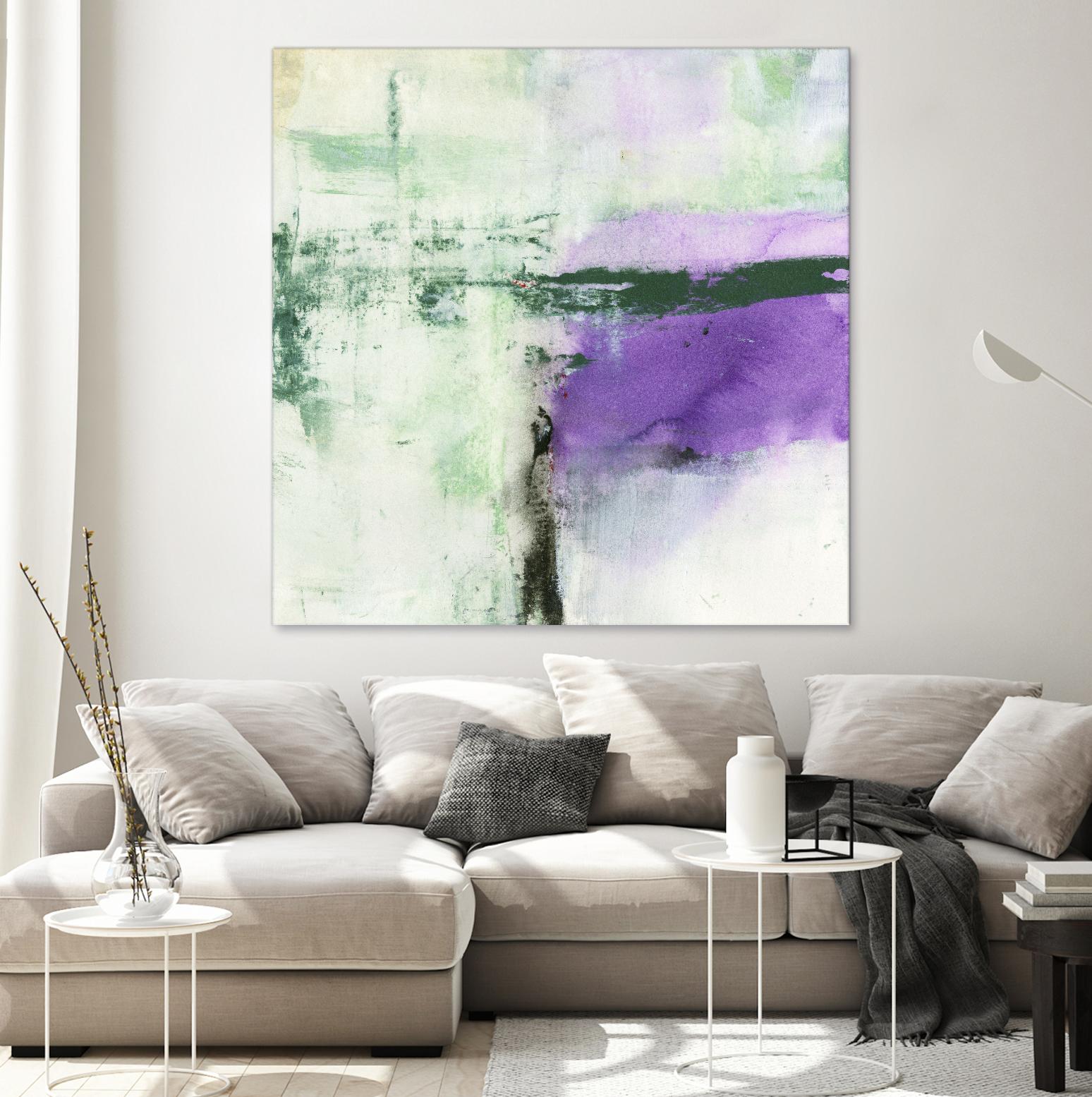 Another World II by Michelle Oppenheimer on GIANT ART - green abstract