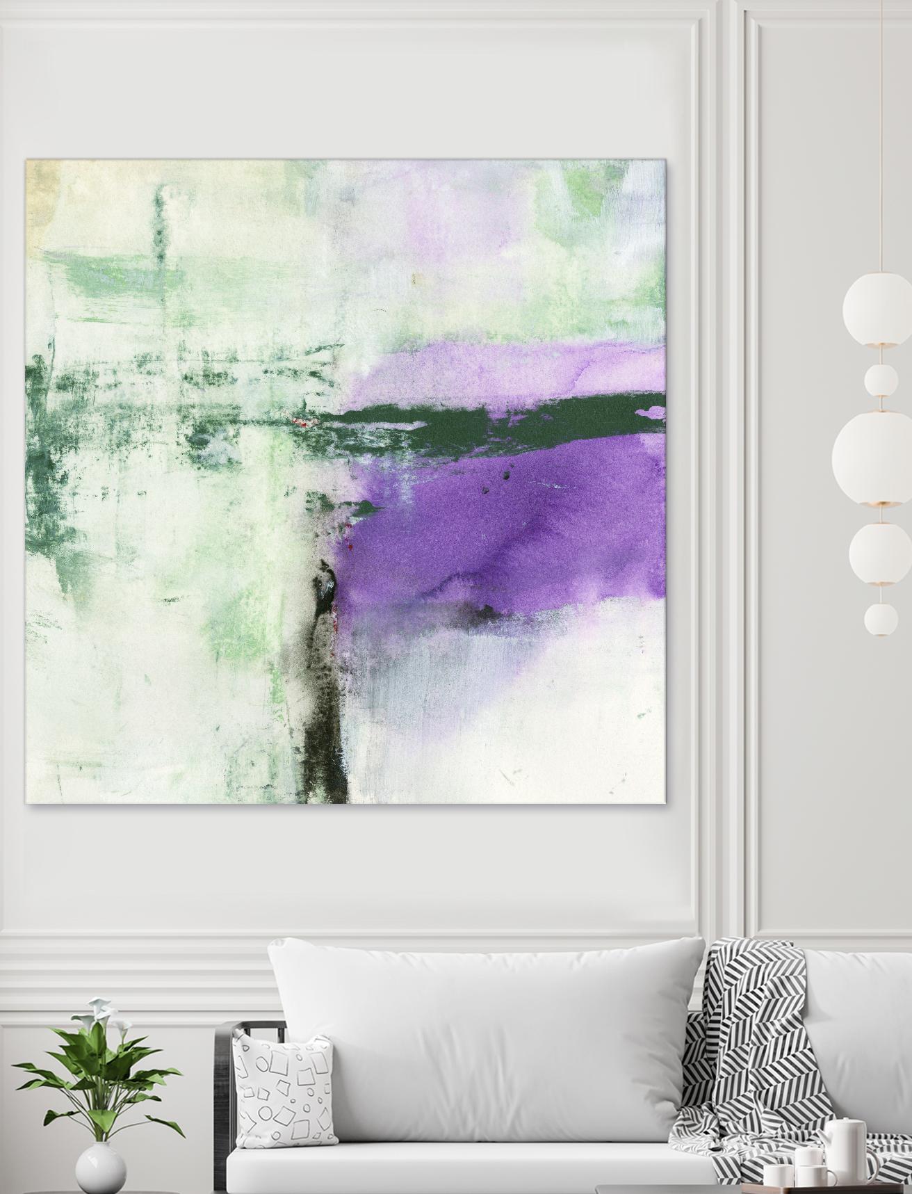 Another World II by Michelle Oppenheimer on GIANT ART - green abstract