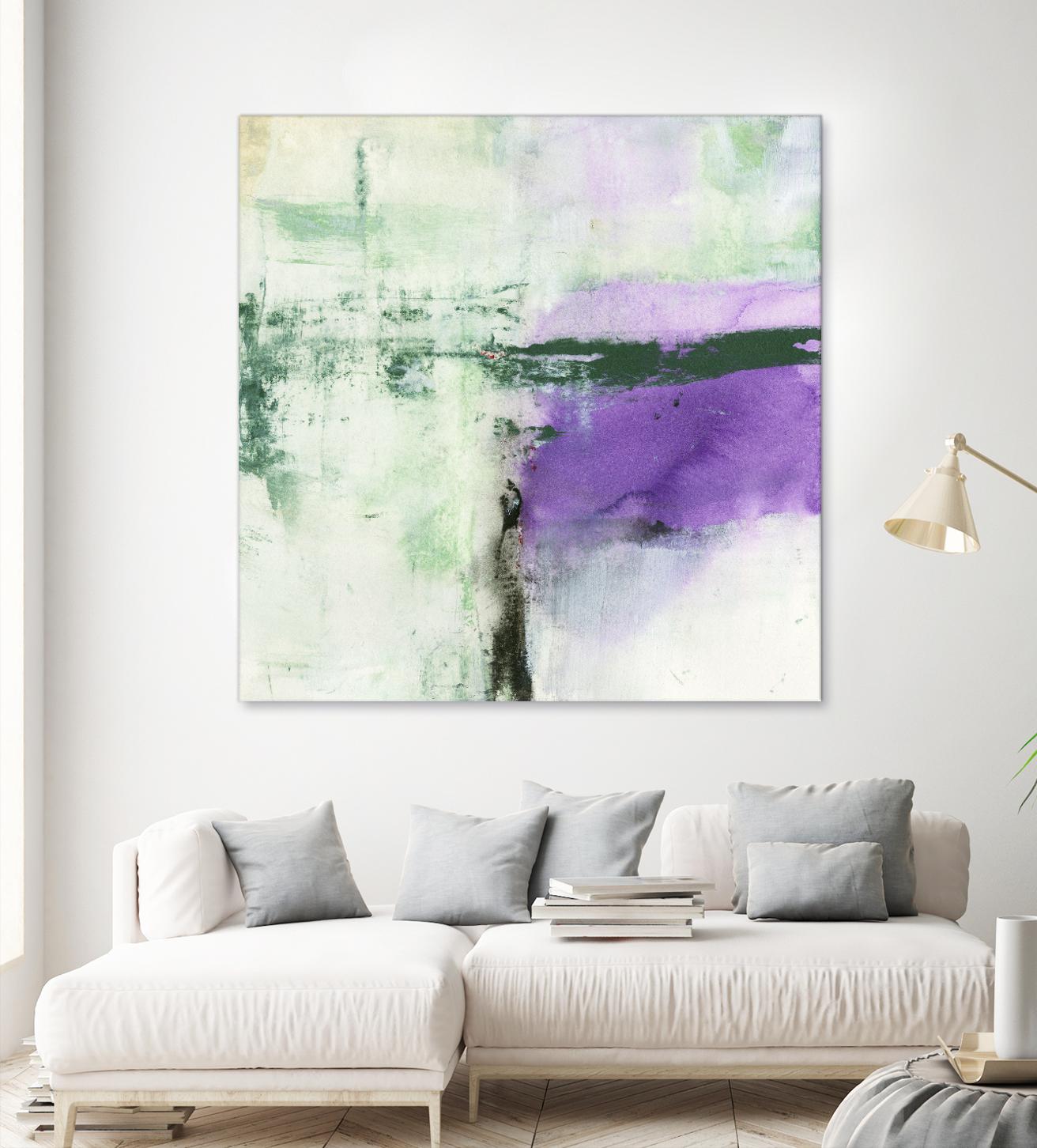 Another World II by Michelle Oppenheimer on GIANT ART - green abstract