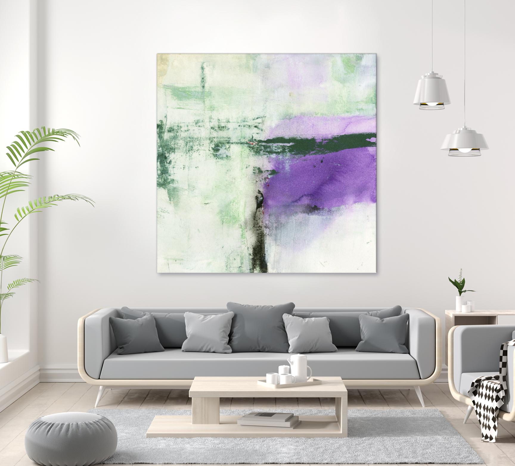 Another World II by Michelle Oppenheimer on GIANT ART - green abstract