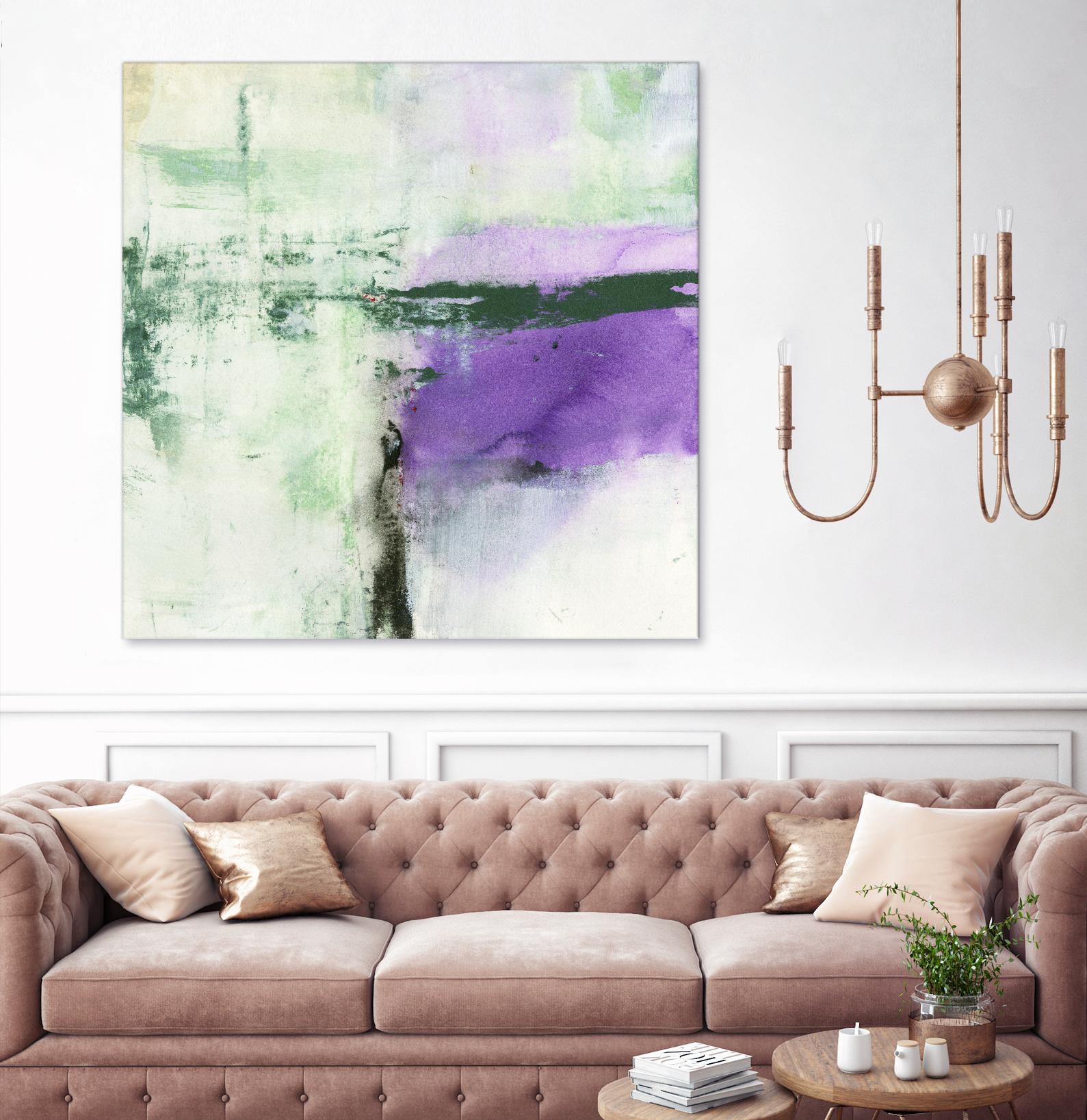 Another World II by Michelle Oppenheimer on GIANT ART - green abstract