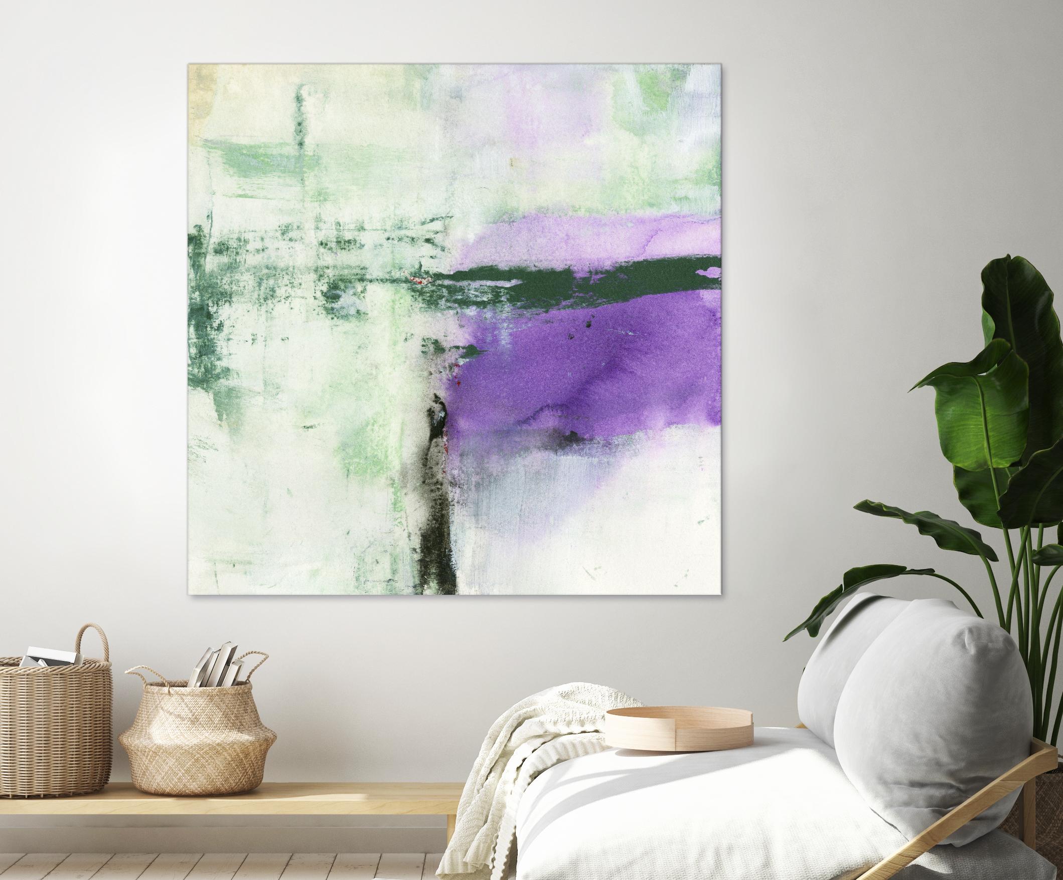 Another World II by Michelle Oppenheimer on GIANT ART - green abstract