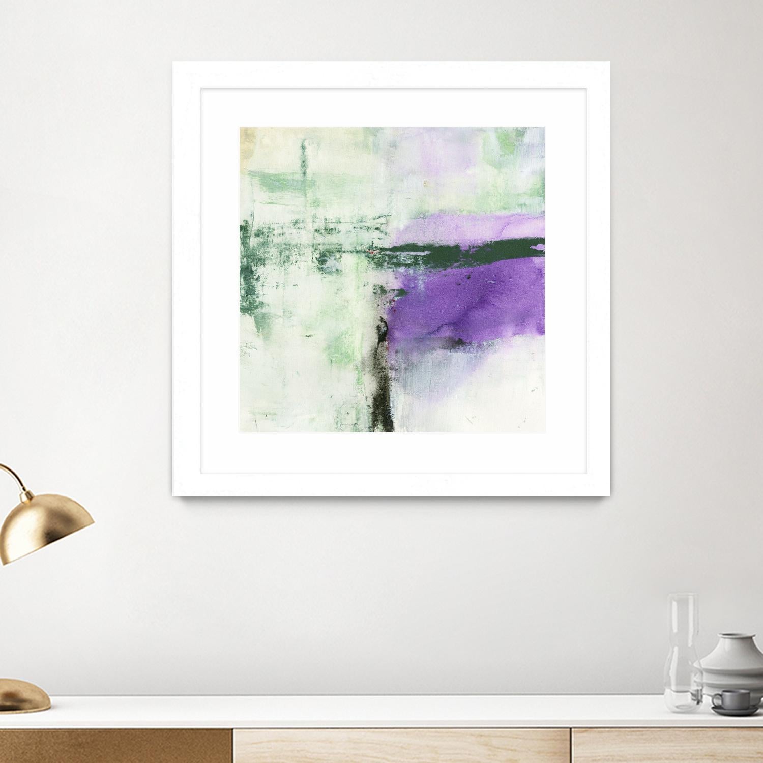 Another World II by Michelle Oppenheimer on GIANT ART - green abstract