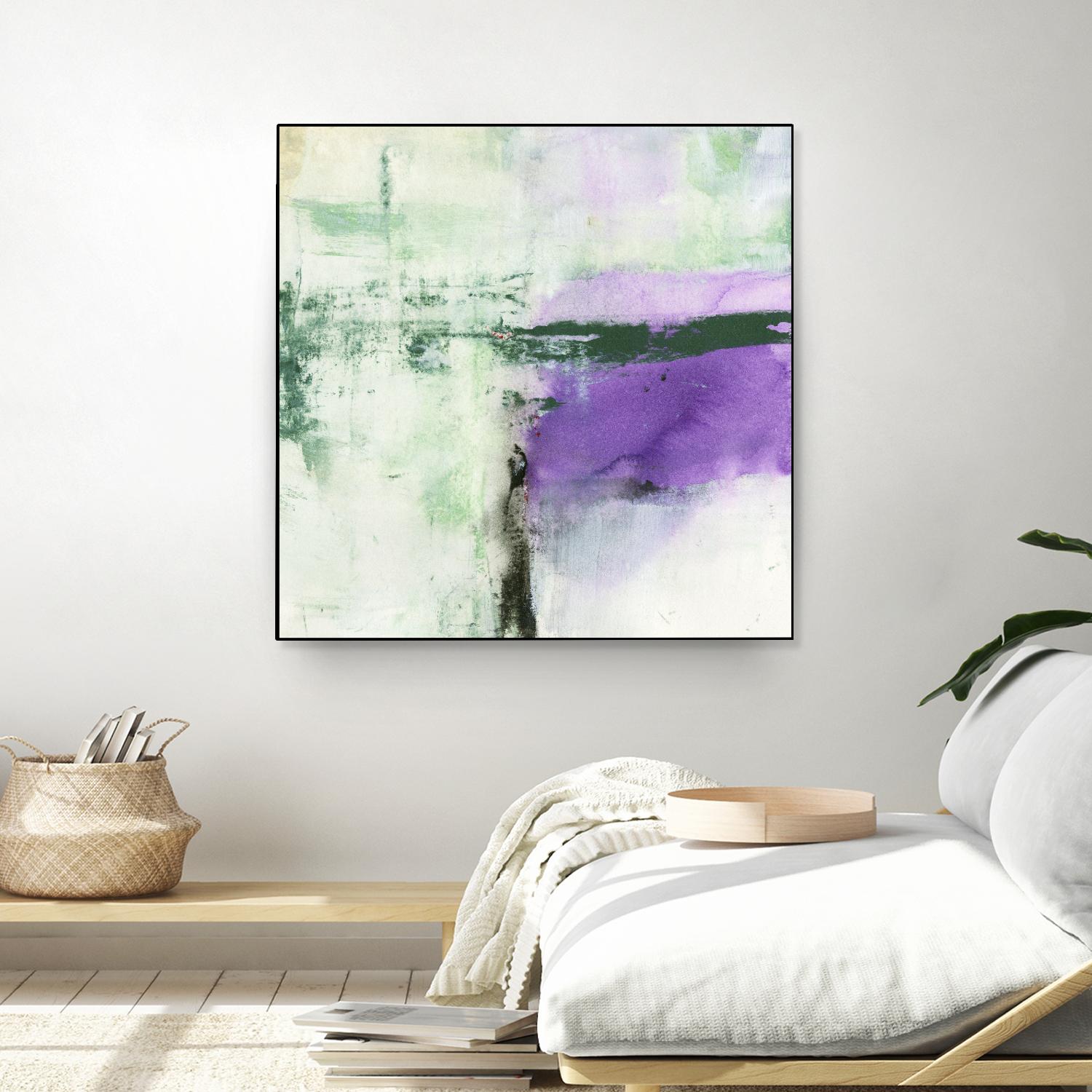 Another World II by Michelle Oppenheimer on GIANT ART - green abstract