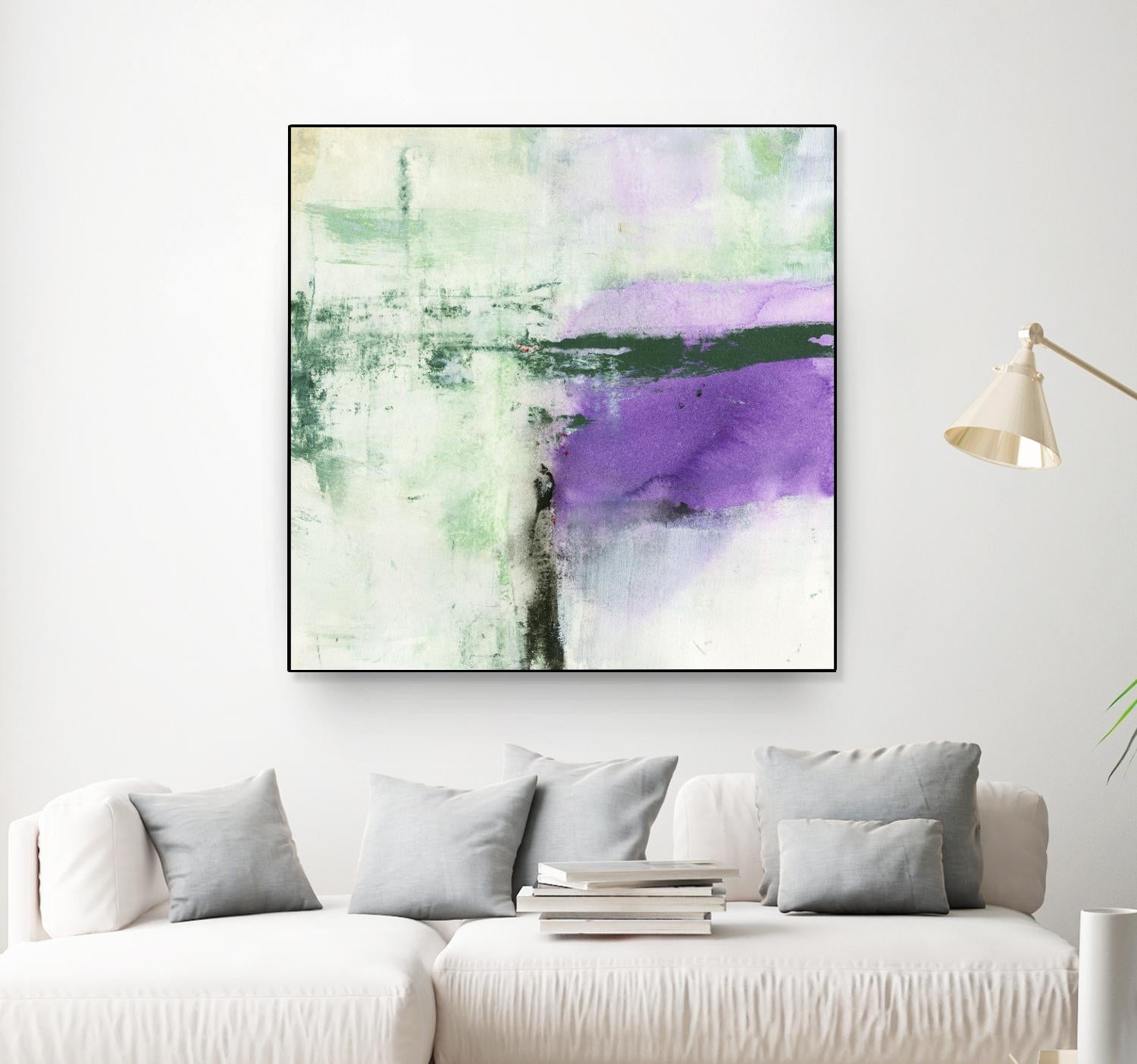 Another World II by Michelle Oppenheimer on GIANT ART - green abstract